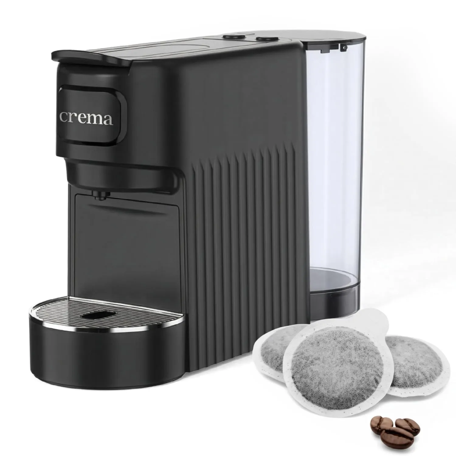 ELETTROFIX Macchina Caffè Cialde E.S.E., Serbatoio 1.2L, Spegnimento Automatico, Vassoio Regolabile - Nero - immagine 1