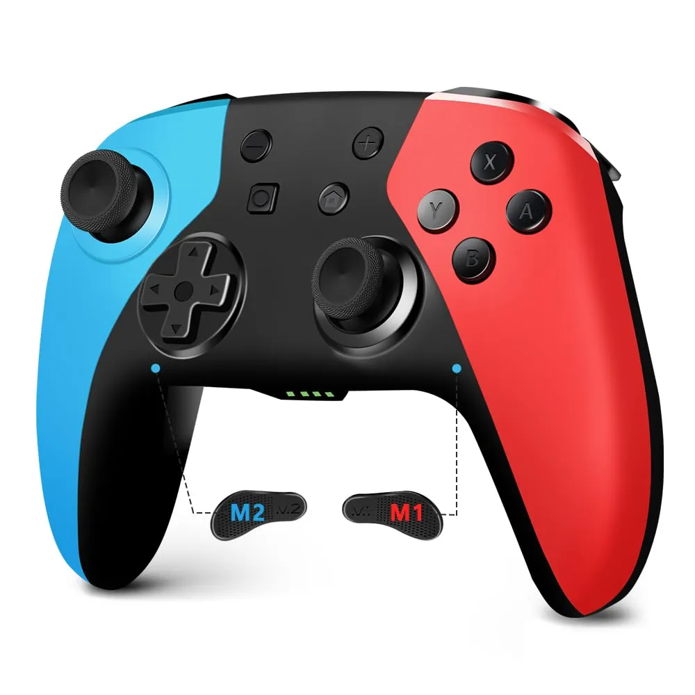 AceGamer Wireless Controller for Switch 2, Switch, Lite, OLED - Hall Effect Joysticks, 6-Axis Gyro, Programmable Buttons, 4-Level Vibration - immagine 1