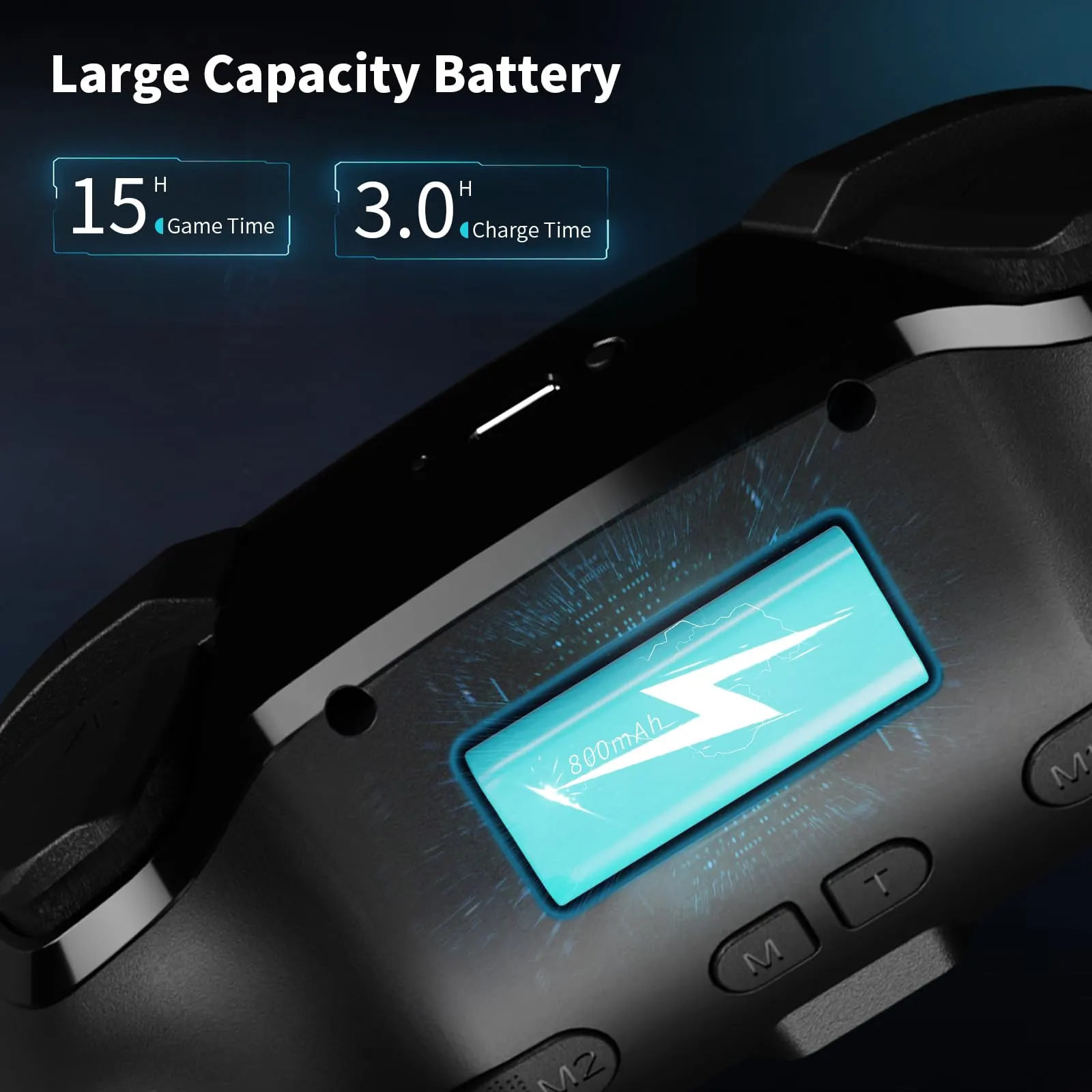 AceGamer Wireless Controller for Switch 2, Switch, Lite, OLED - Hall Effect Joysticks, 6-Axis Gyro, Programmable Buttons, 4-Level Vibration - immagine 6