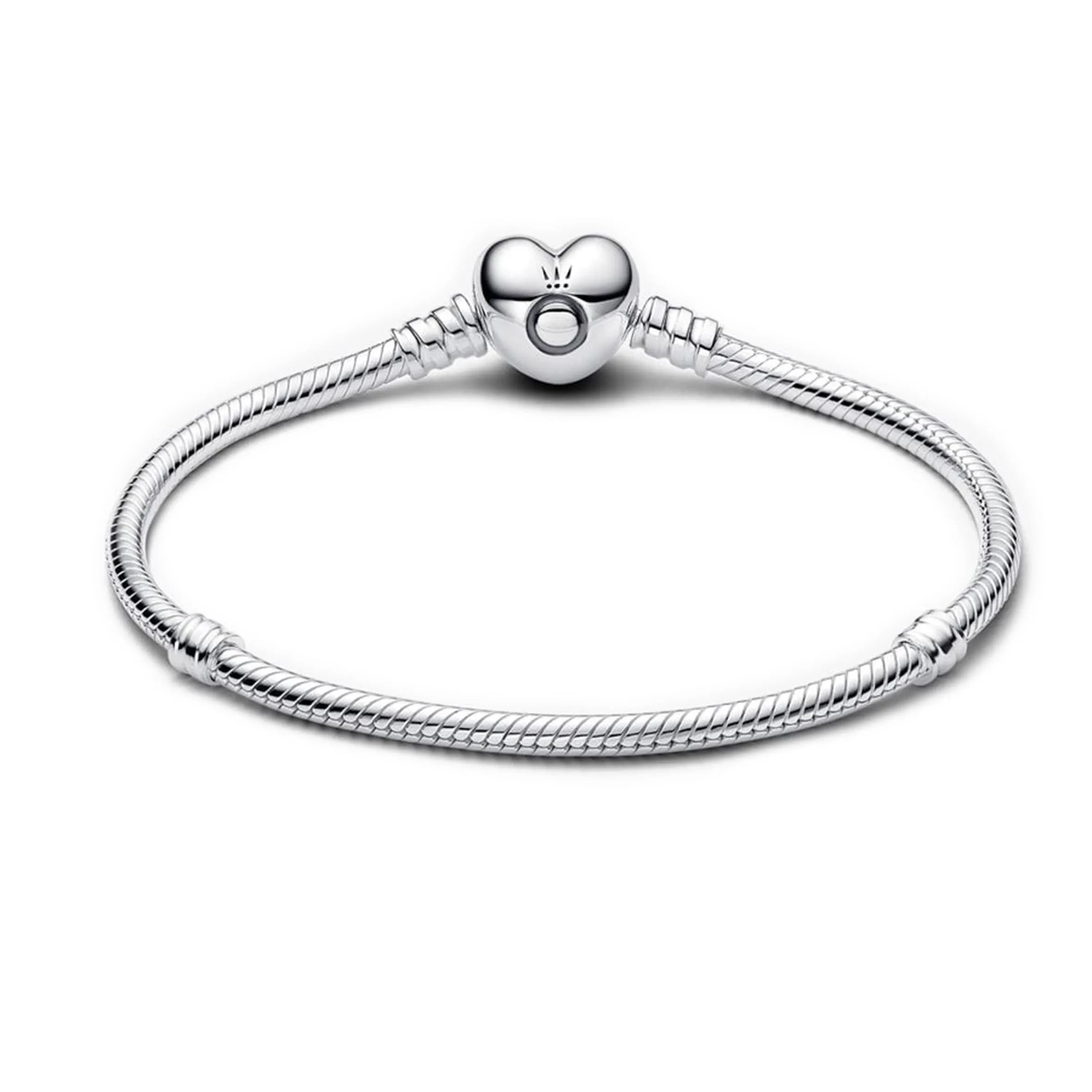 Pandora Icons Bracciale in argento con chiusura a cuore, 17 cm - immagine 2