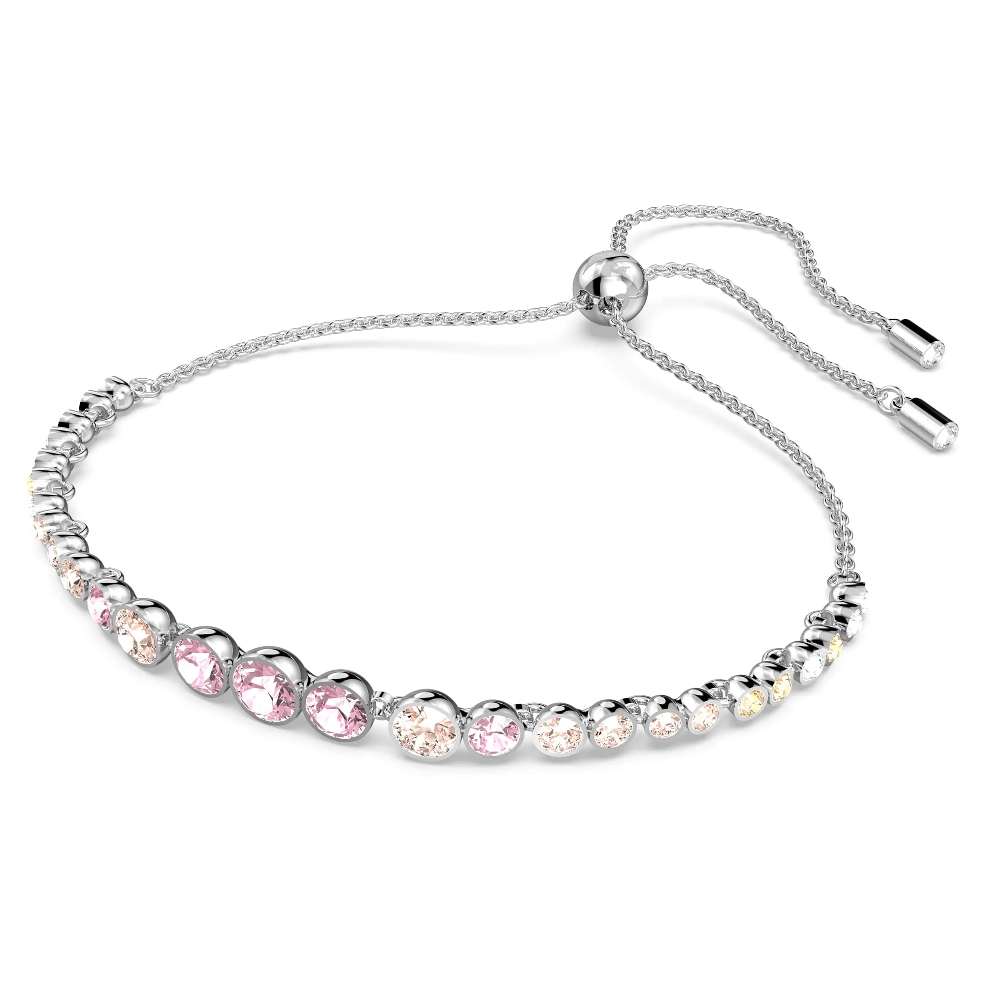 Swarovski Imber Emily Braccialetto, Rosa, Placcato rodio - immagine 3