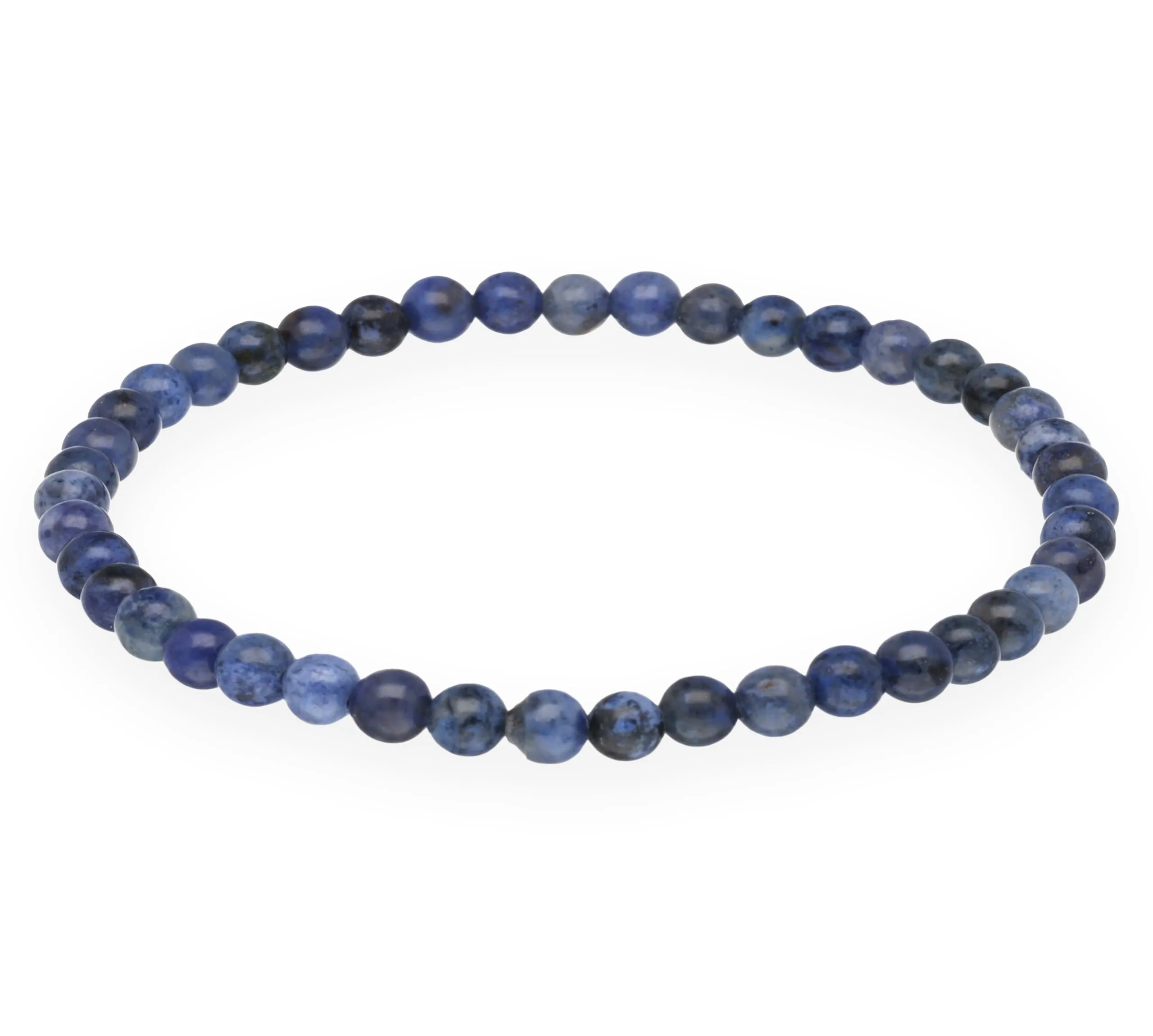 Lebensquelle Plus Mini Bracciale con Perline Dumortierite 4-5 mm - immagine 1
