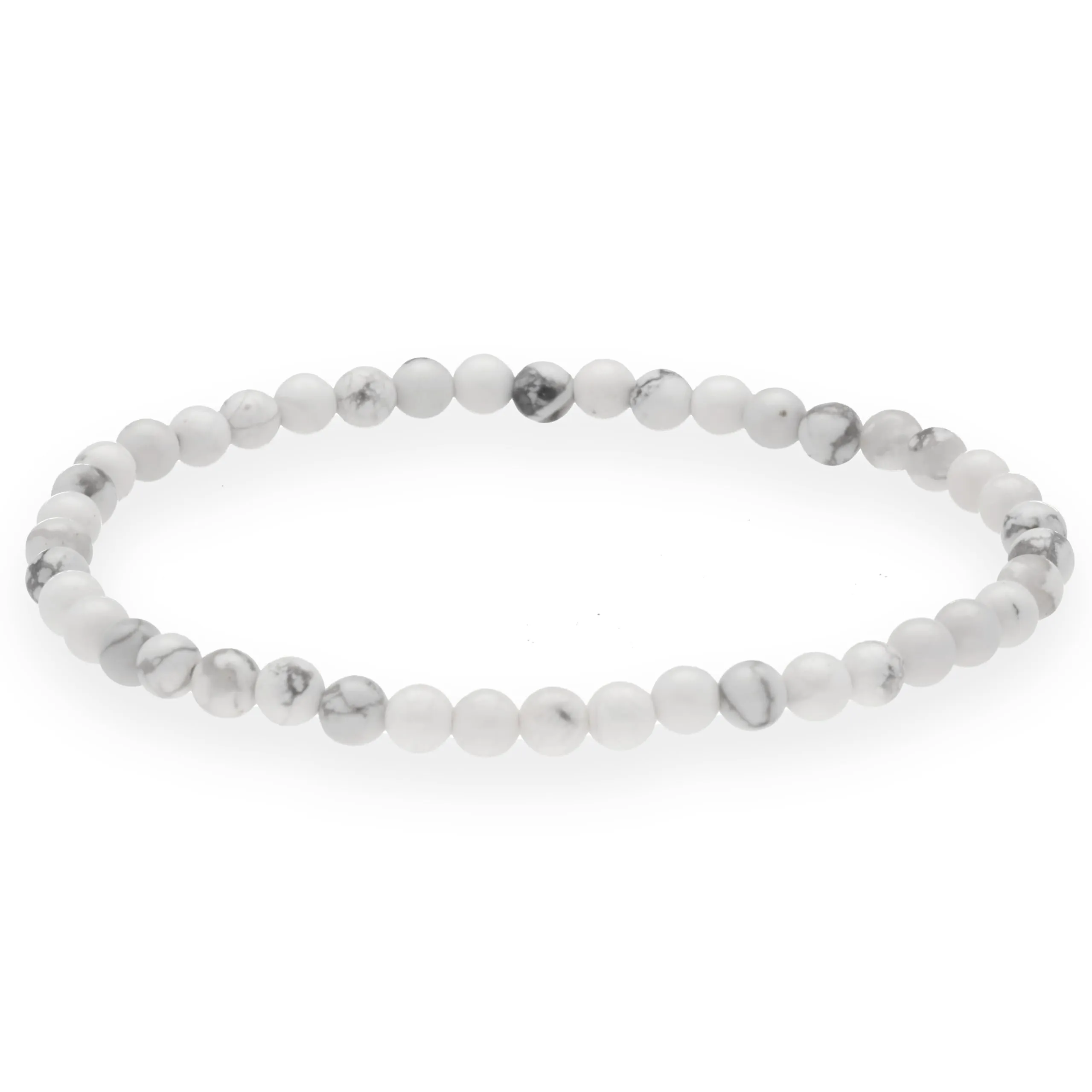 Lebensquelle Plus Mini Bracciale con Perline 4-5 mm Magnesite - immagine 1