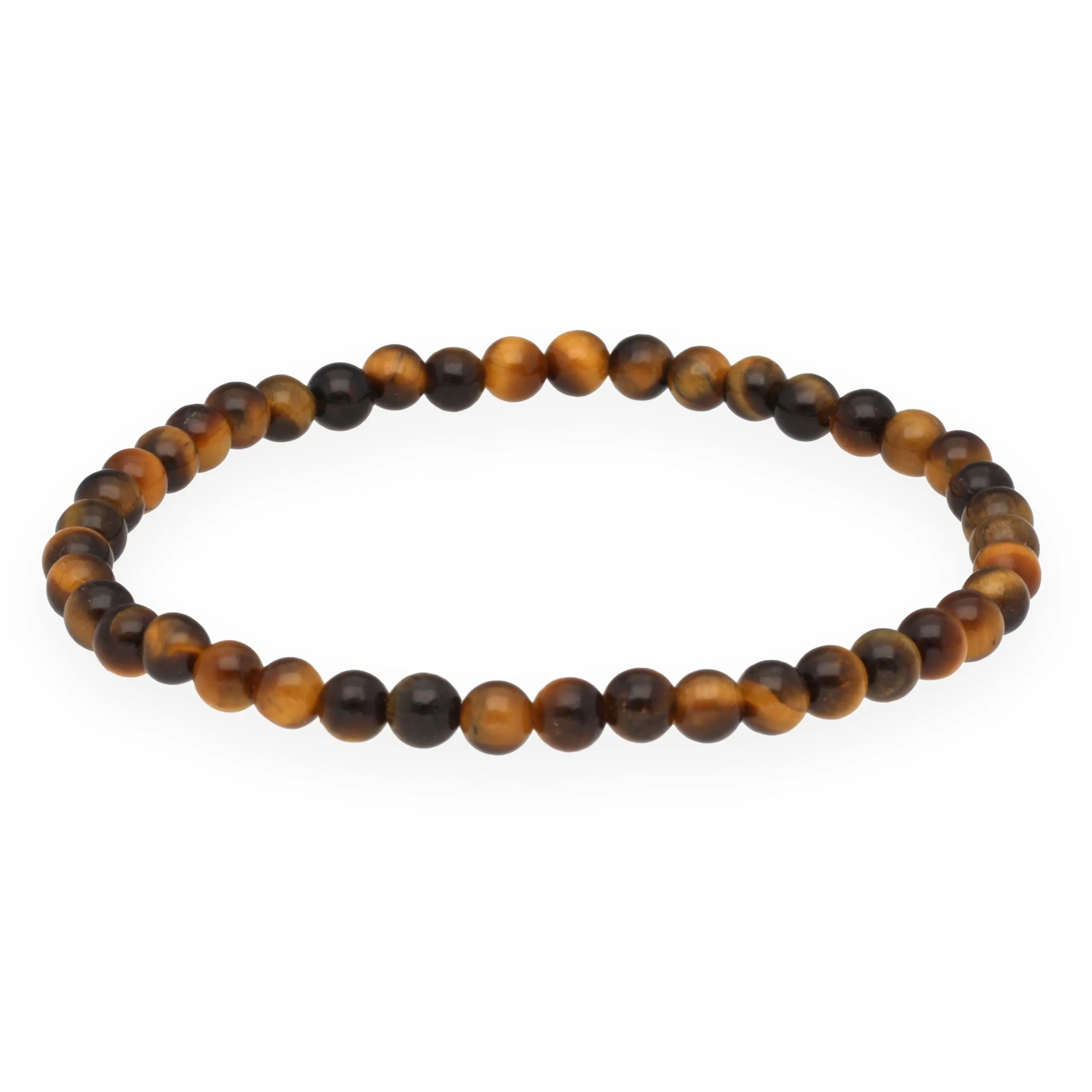 Lebensquelle Plus Mini Bracciale in Occhio di Tigre, perline 4-5 mm, 19 cm - immagine 1