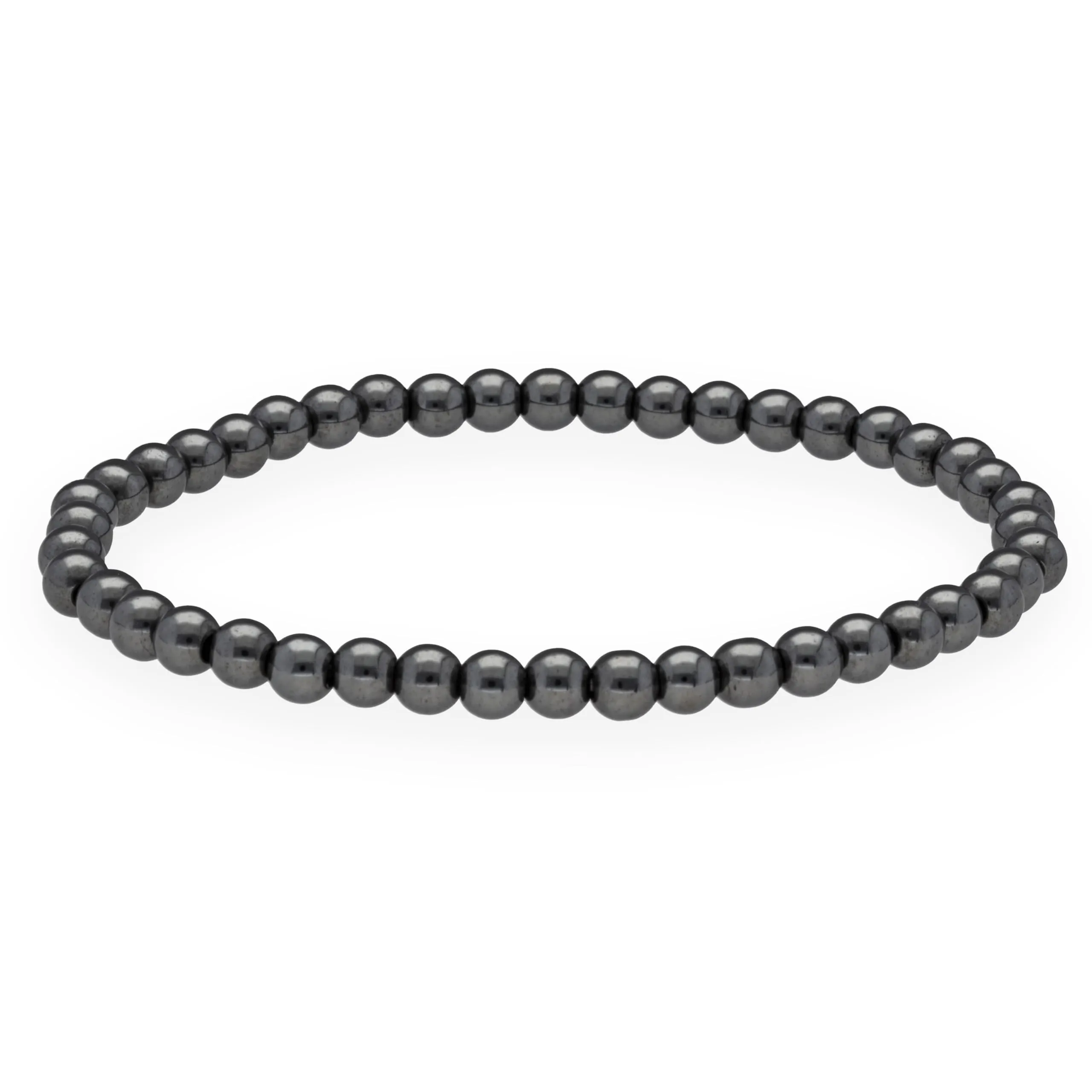 Lebensquelle Plus Mini Bracciale in Ematite, Perline 4-5 mm - immagine 1