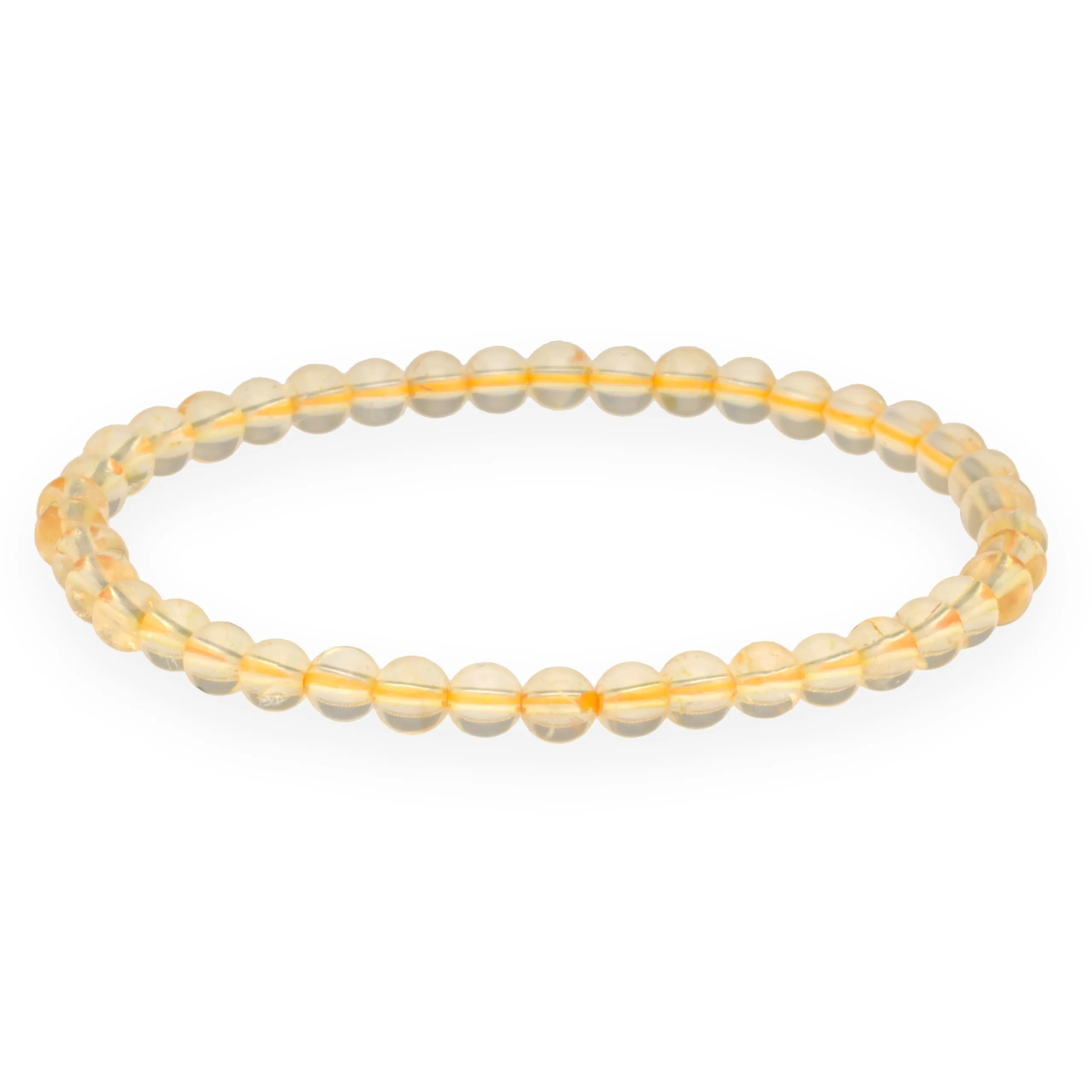Lebensquelle Plus Mini Bracciale con Perline 4-5 mm, Citrino - immagine 1