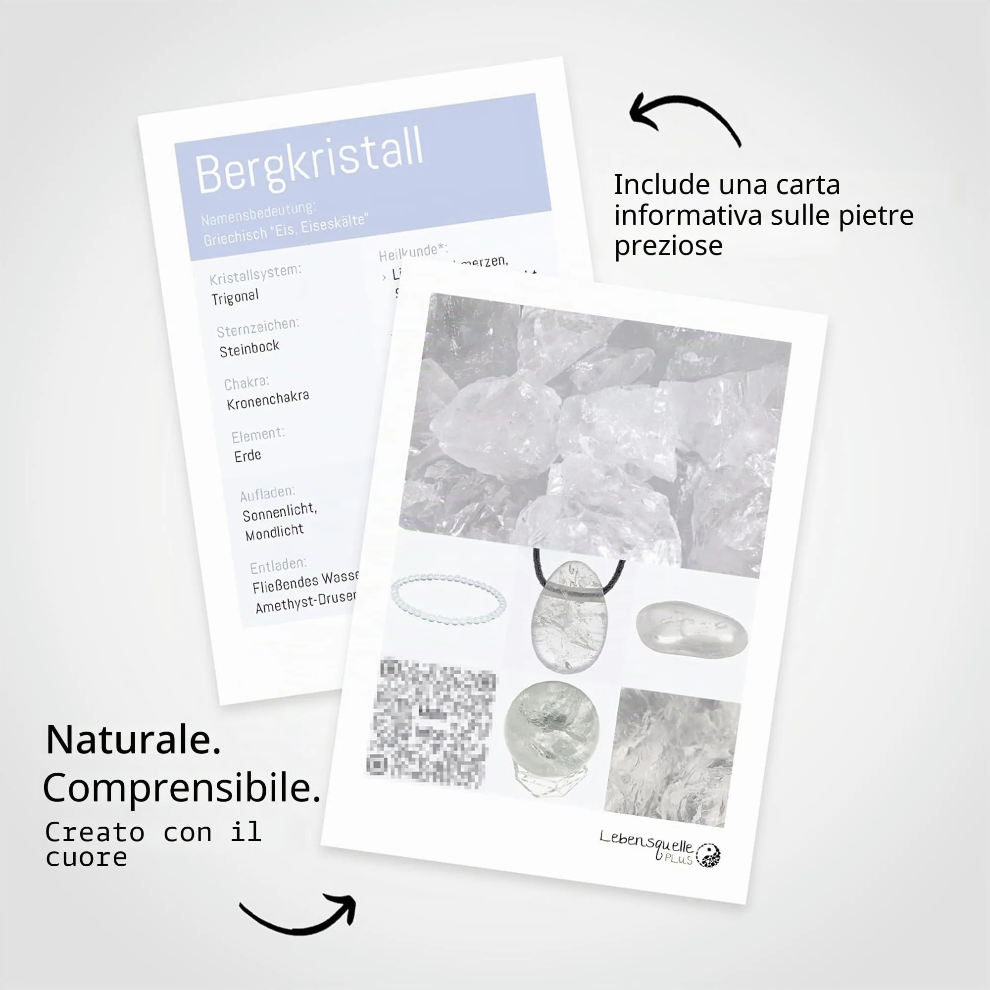 Lebensquelle Plus Mini Bracciale con Perline 4-5 mm - immagine 4