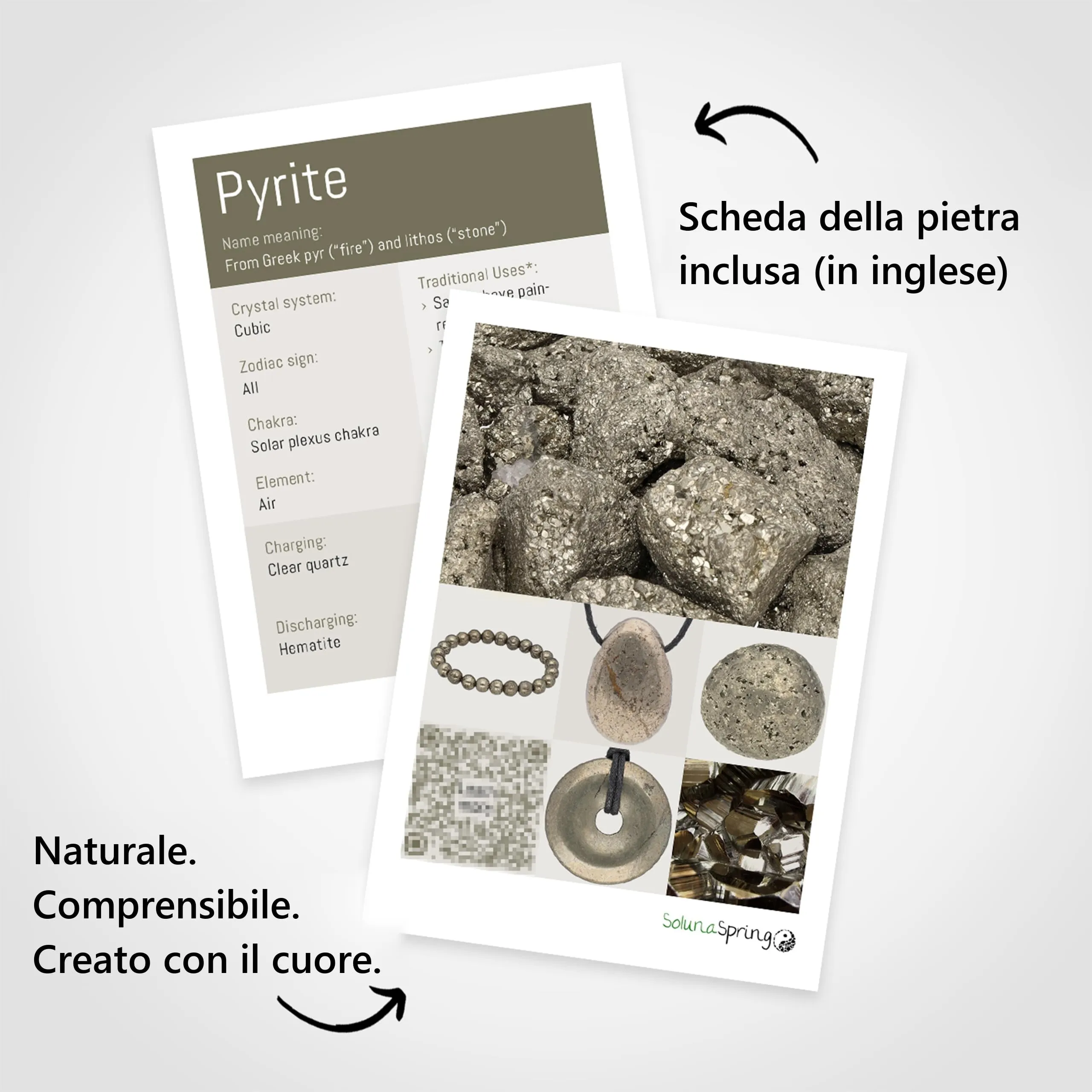 Lebensquelle Plus Mini bracciale con perline 4-5 mm (Pirite) - immagine 4