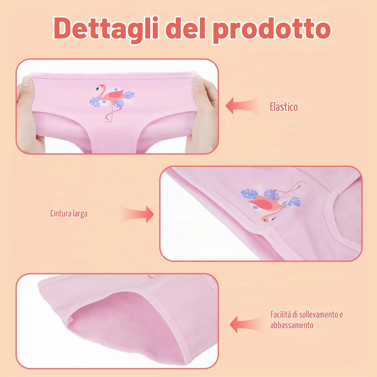 AYBUY Mutande in Cotone per Bambina, Pacco da 12 Slip con Motivi Cartoon, 4-6 Anni, Stile A - immagine 4
