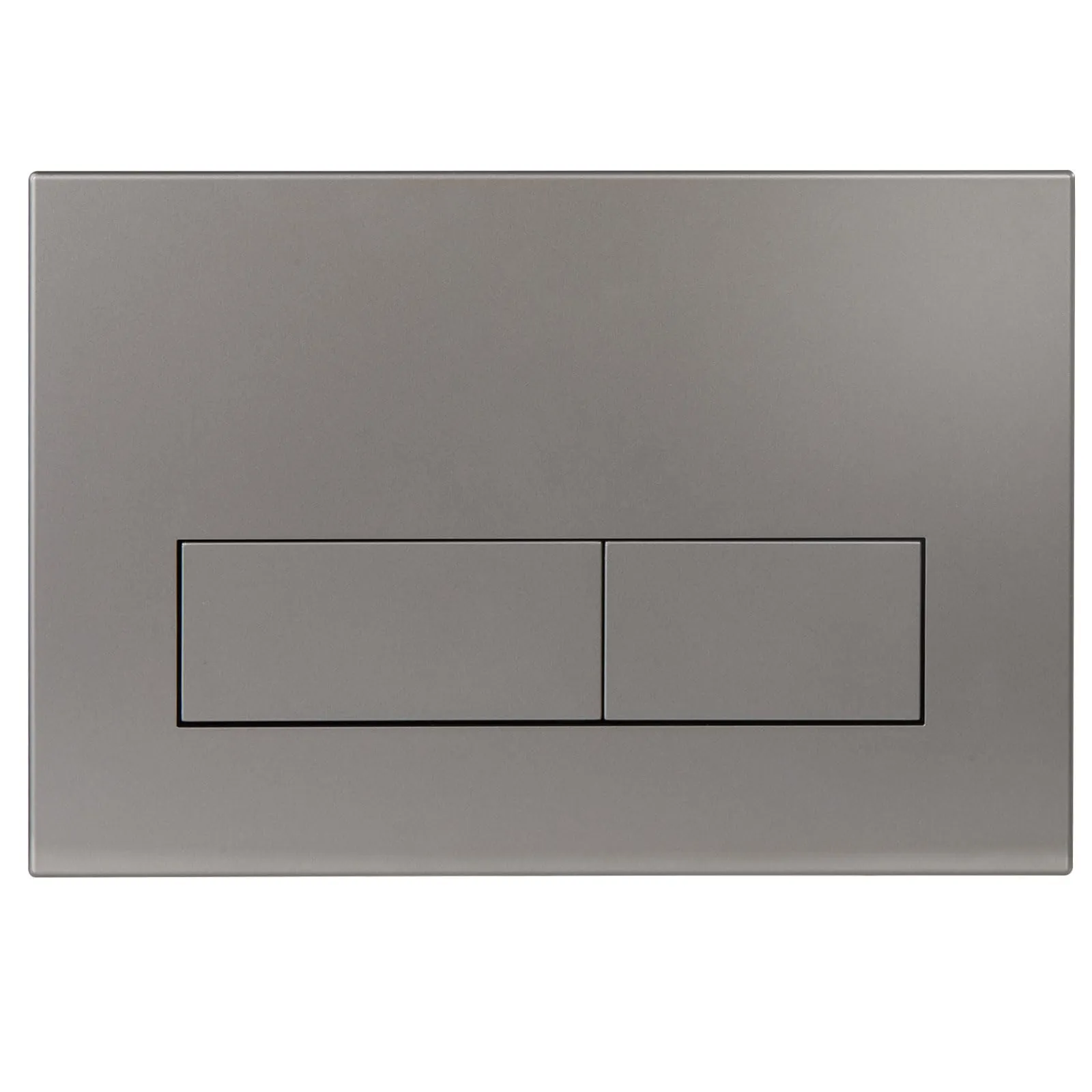 Mendorio Placca di Comando WC per Geberit Sigma 01/20/30, Grigio Scuro Opaco - immagine 1