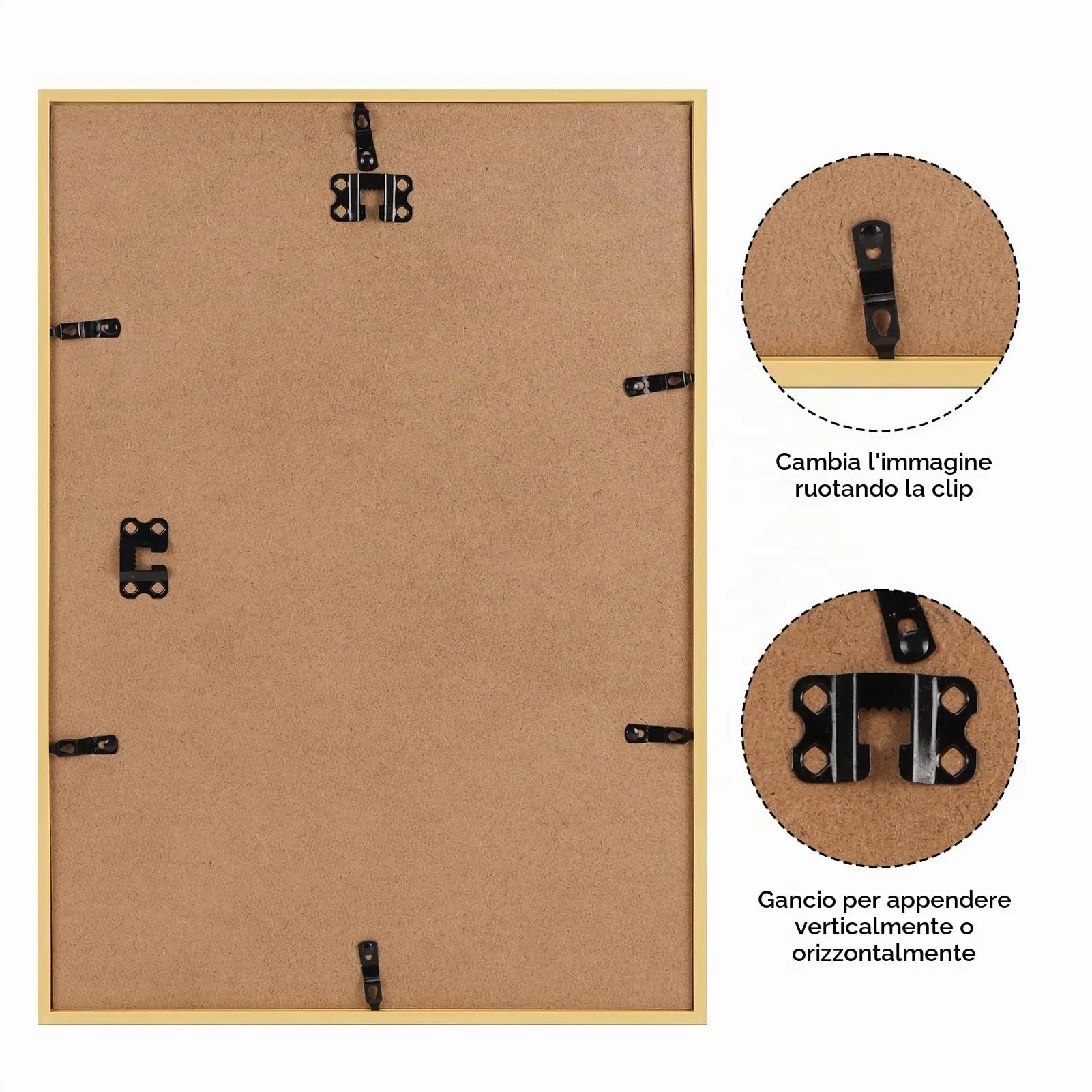 Ditwis Cornice A3 Oro per Poster, Foto e Certificati 29,7x42cm - immagine 7