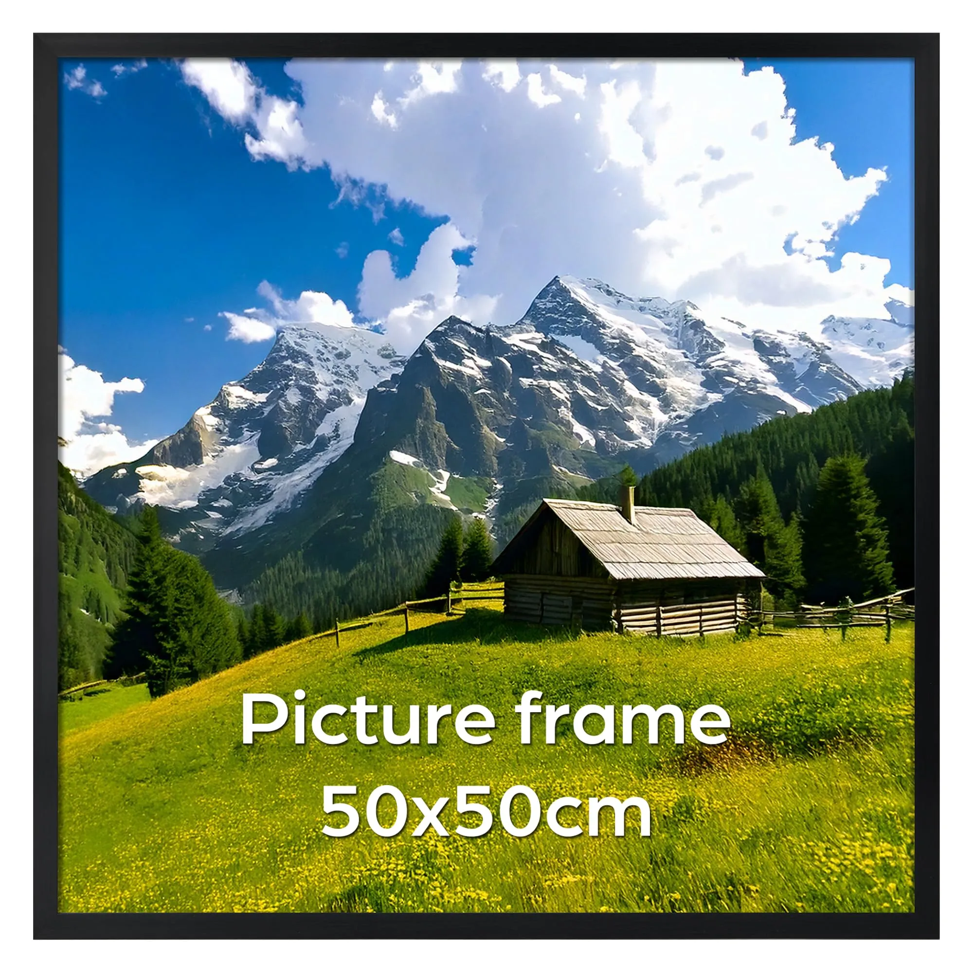 Ditwis Cornice Quadrata 50x50 cm Nera - immagine 8