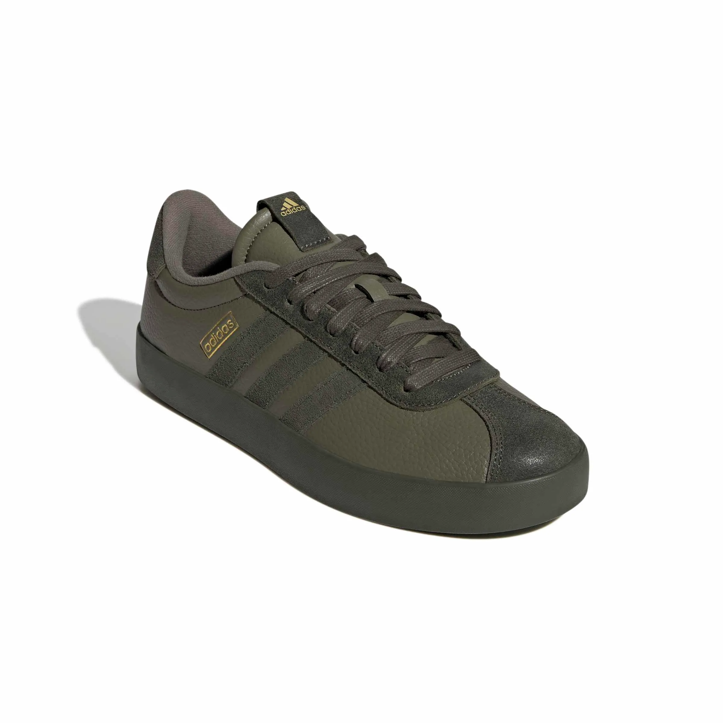 adidas VL Court 3.0 Shoes, Olive Strata/Night Cargo/Gold Met., 42 EU - immagine 3