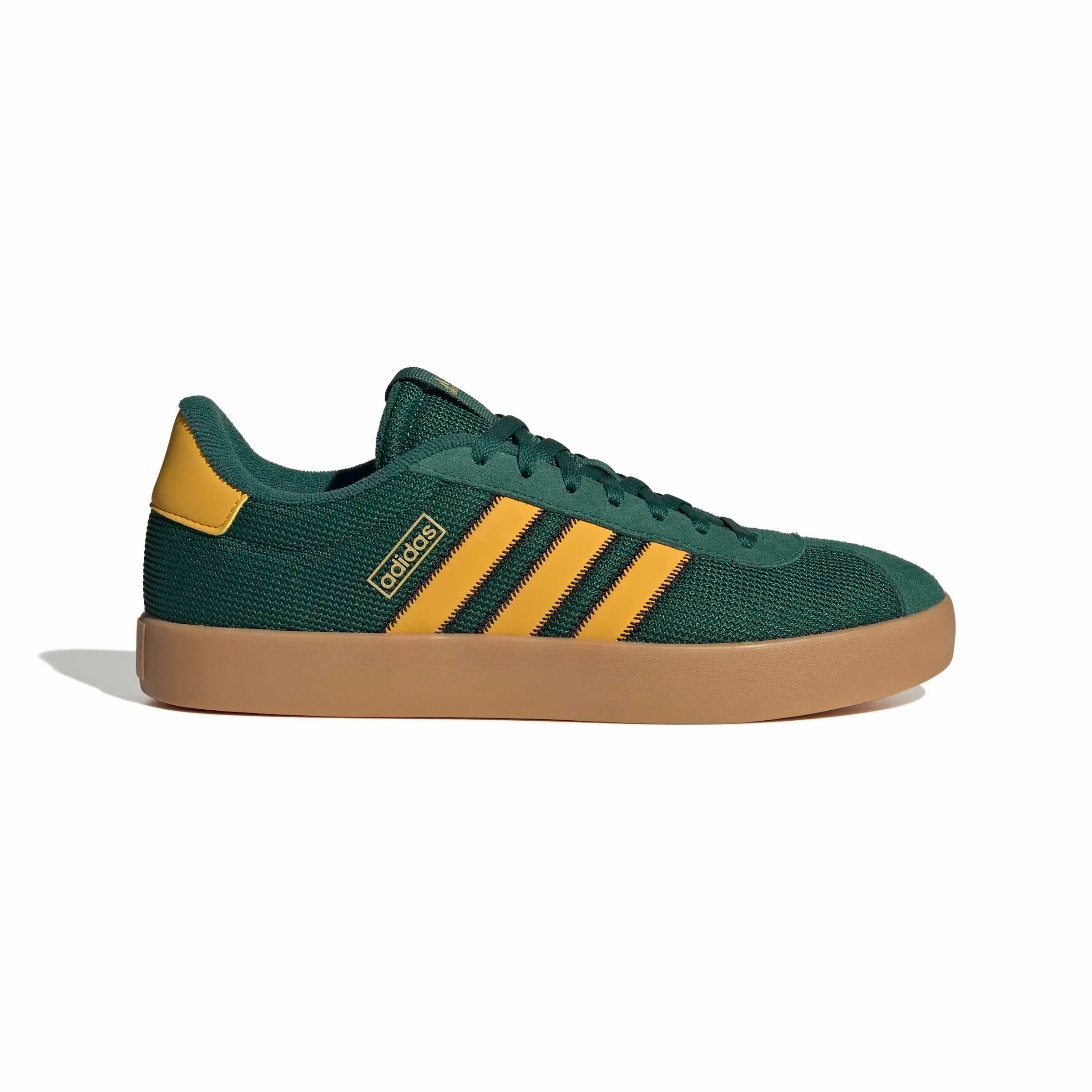 adidas VL Court 3.0 Shoes, Collegiate Green/Preloved Yellow/Gold Met., 43 1/3 EU - immagine 2