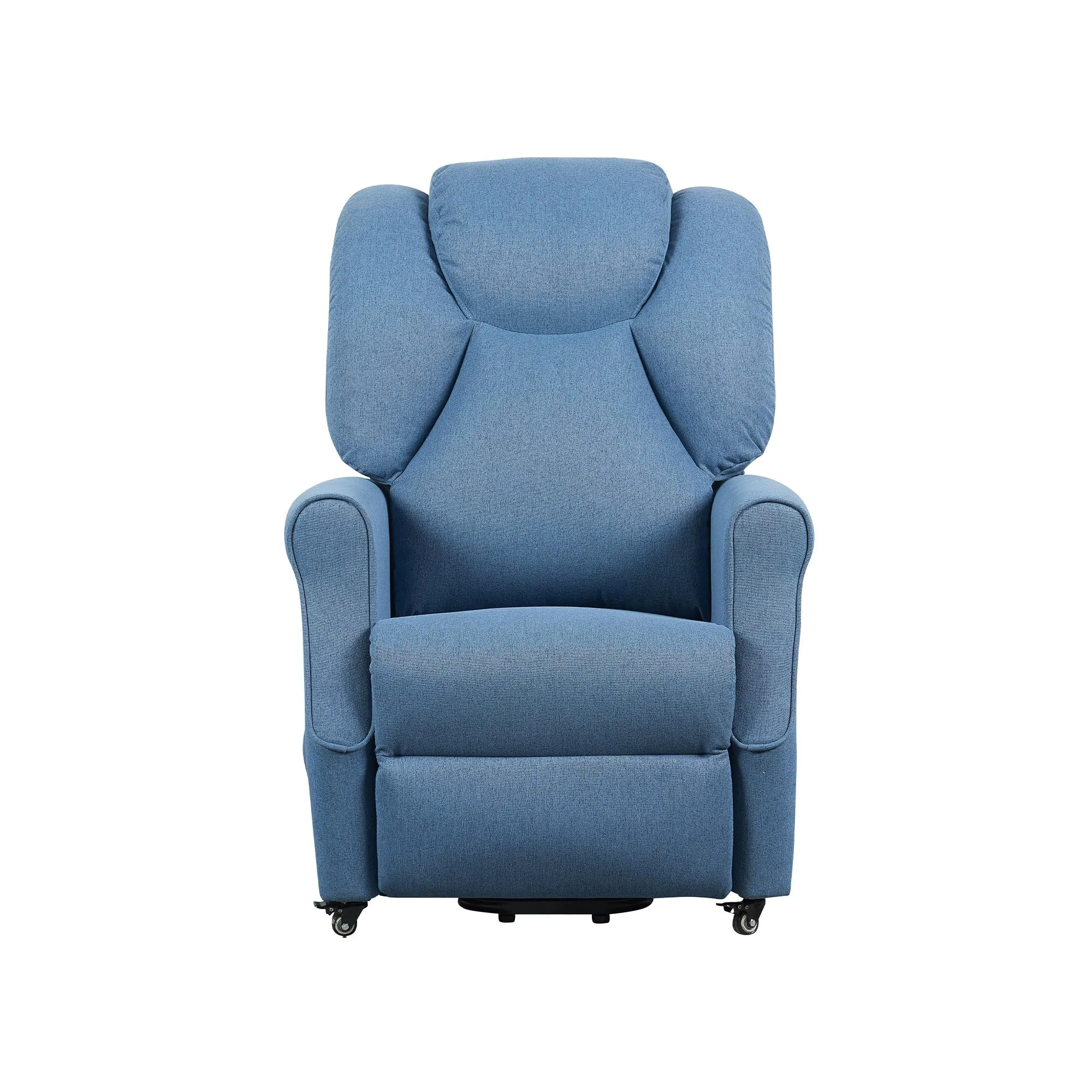 Poltrone Italia Poltrona Relax Elettrica Elevabile con Vibromassaggio e Riscaldamento, Blu - immagine 6
