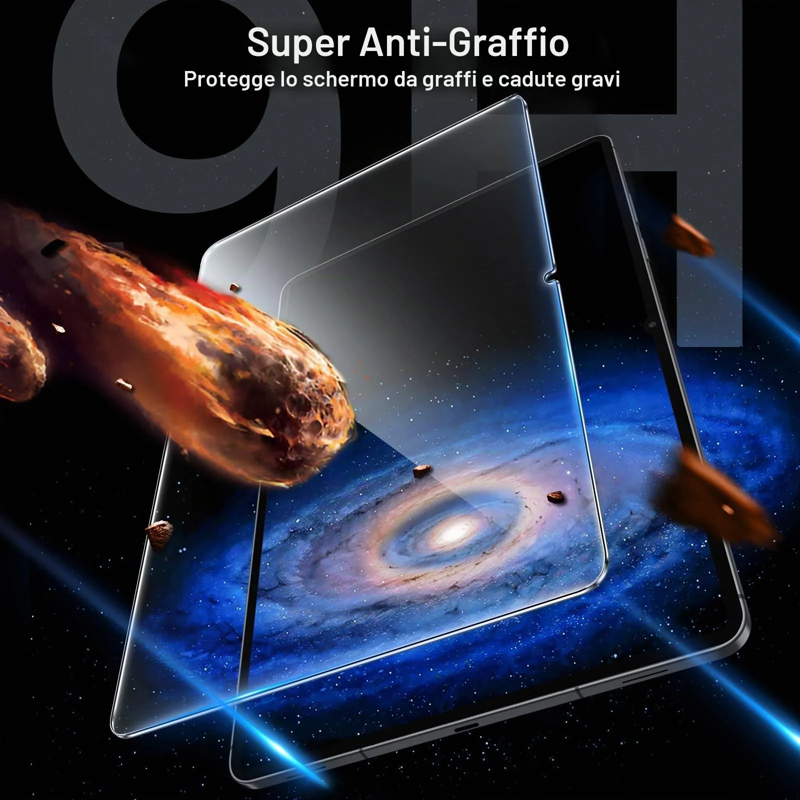 JETech Pellicola Protettiva per Samsung Galaxy Tab S11 Ultra, 2 Pezzi - immagine 4