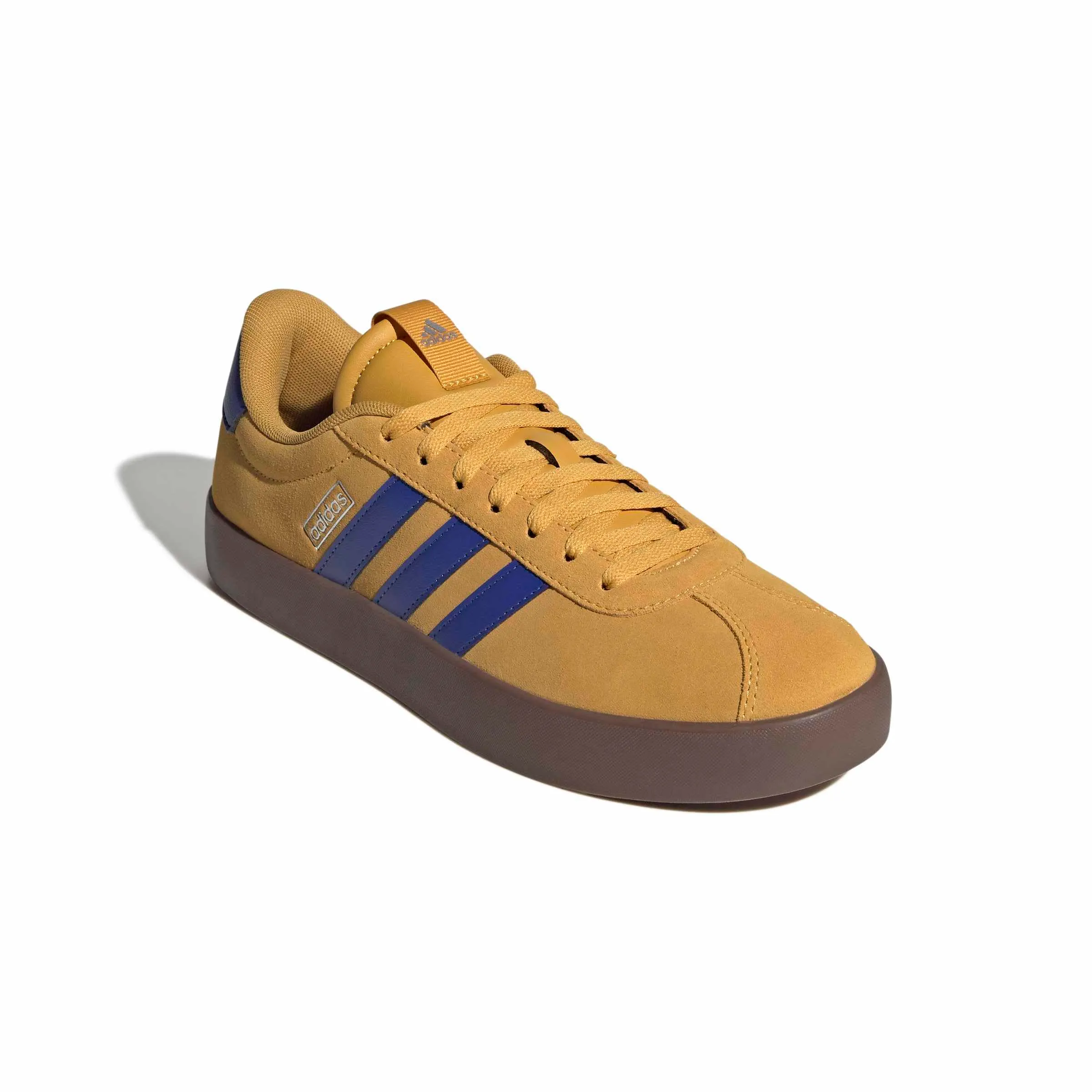adidas VL Court 3.0 Shoes, Preloved Yellow/Dual Indigo/Silver Met., 46 EU - immagine 3