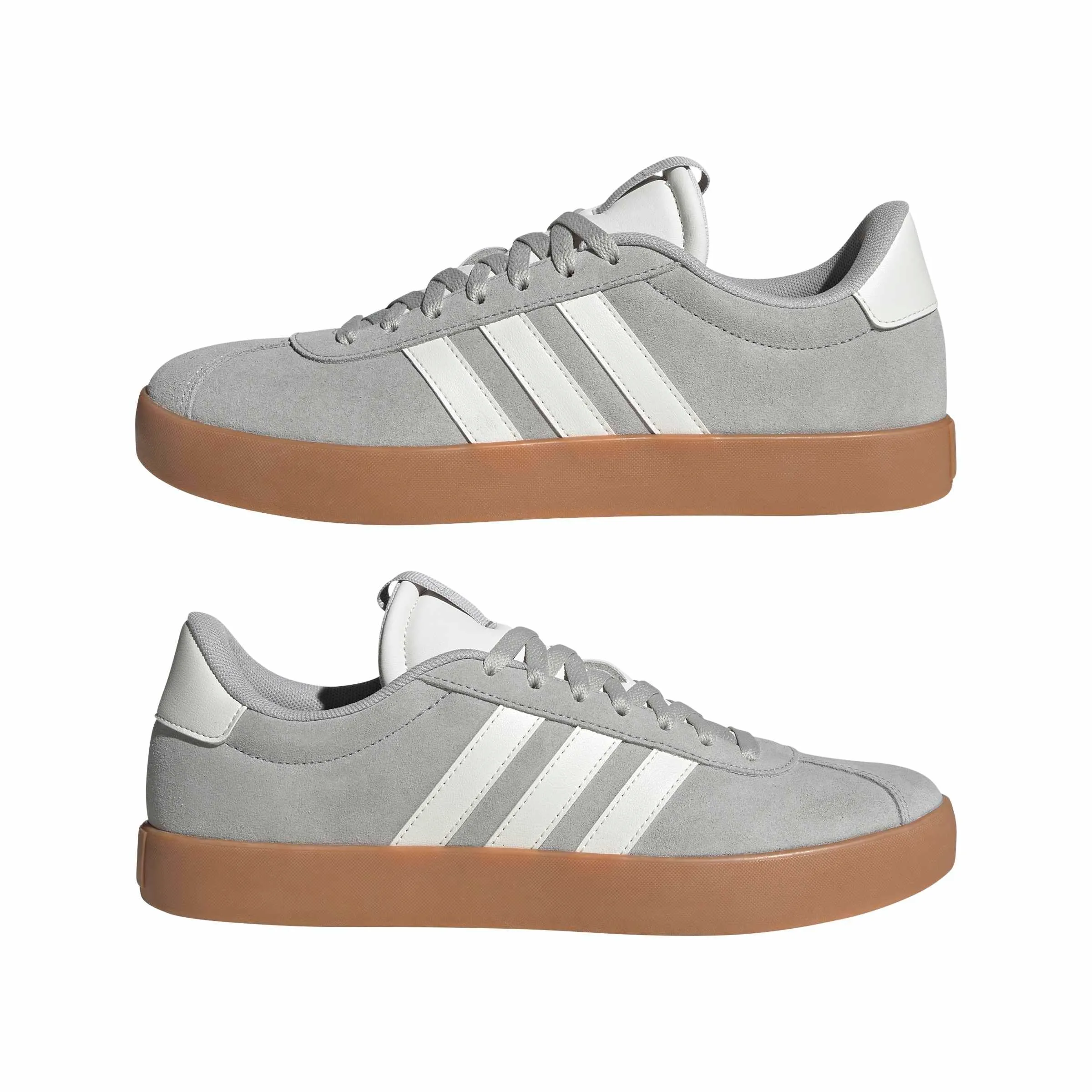 adidas VL Court 3.0 Shoes, Grey Two/Core White/Gum10, 42 EU - immagine 9