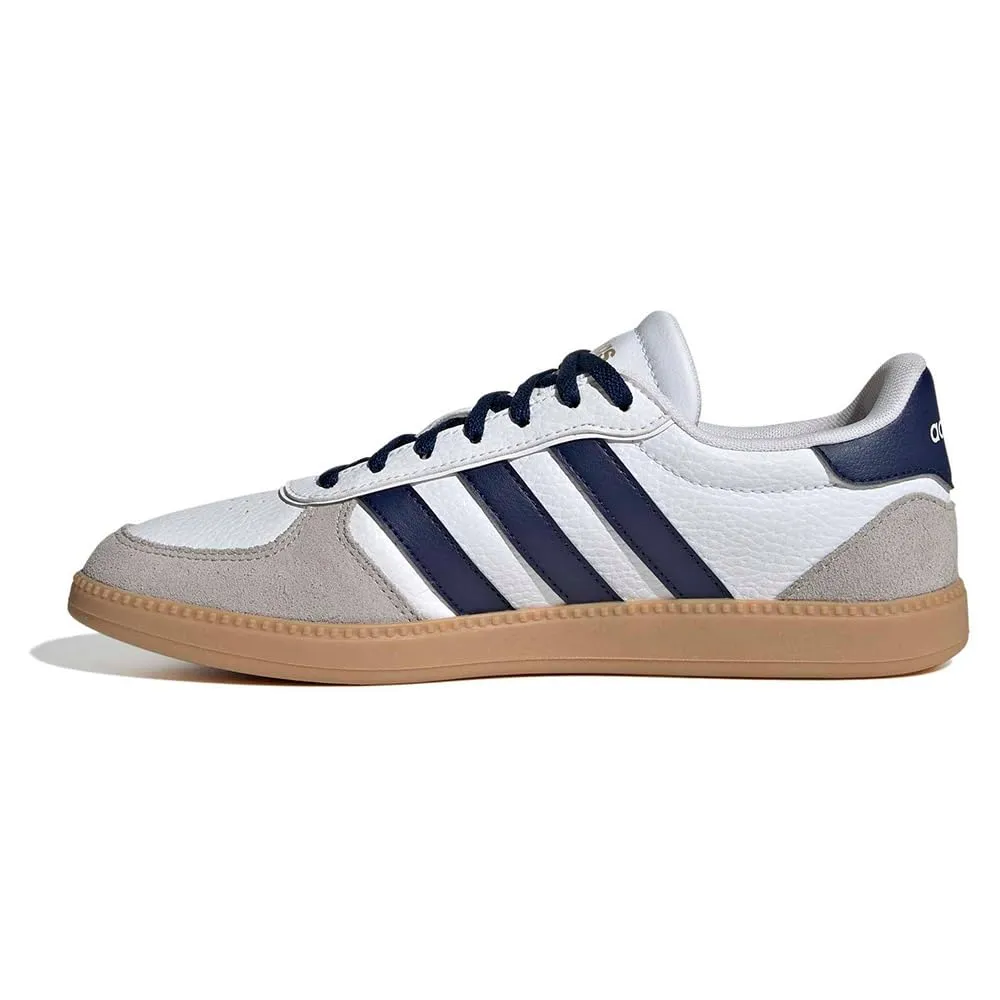 adidas Breaknet Sleek Shoes, Ftwr White/Dark Blue/Gum 3, 38 EU - immagine 3