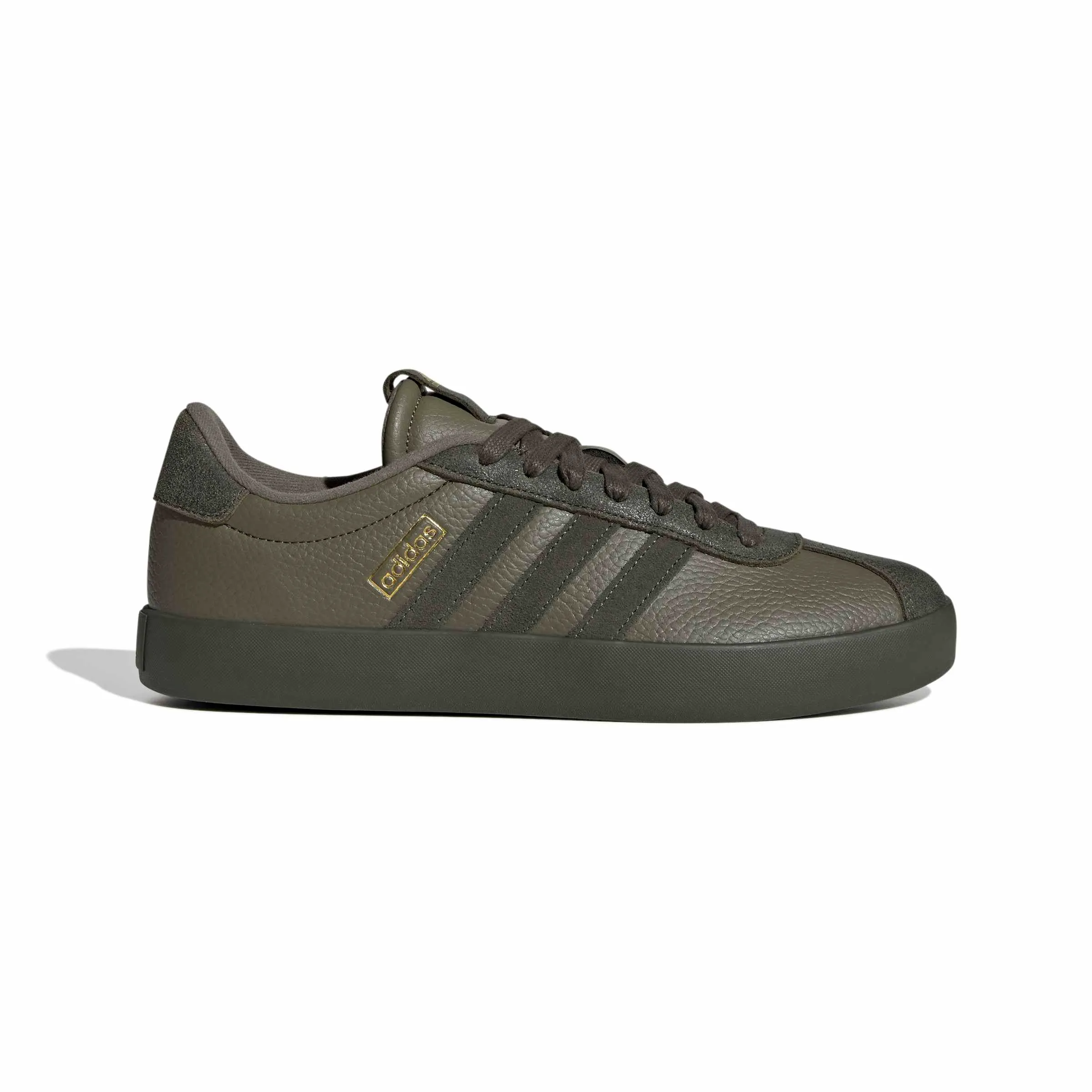 adidas VL Court 3.0 Shoes, Olive Strata/Night Cargo/Gold Met., 44 2/3 EU - immagine 2