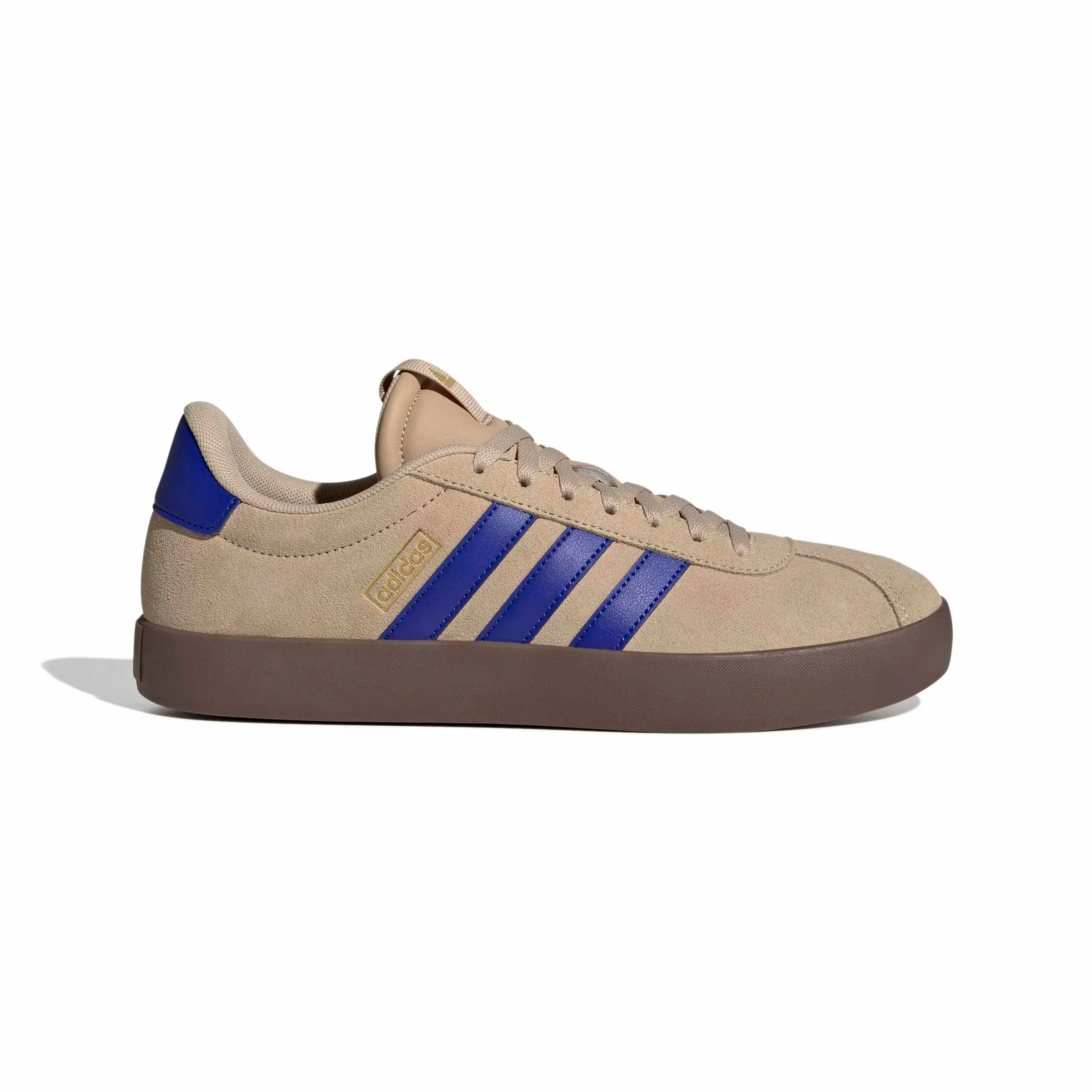 adidas VL Court 3.0 Shoes, Magic Beige/Lucid Blue/Gold Met., 44 2/3 EU - immagine 2