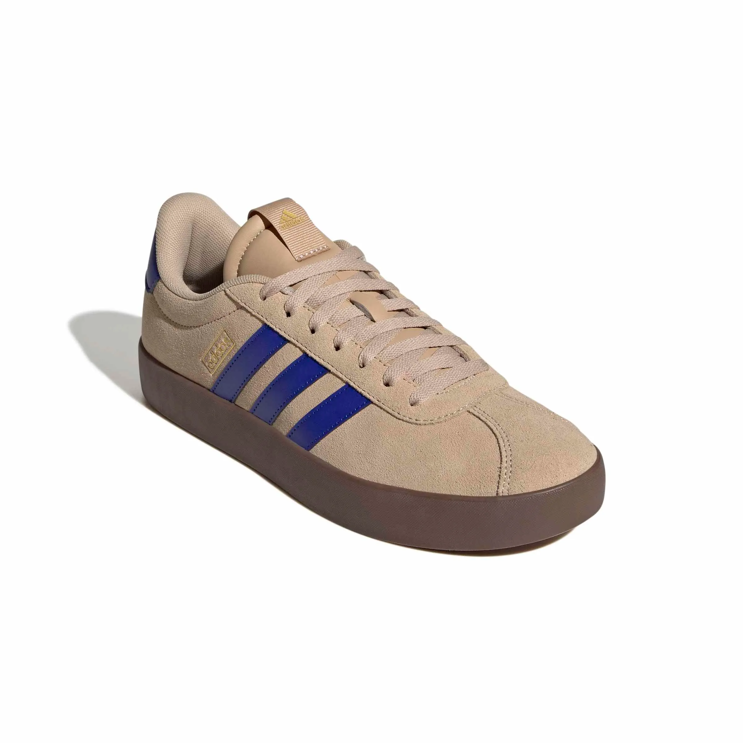 adidas VL Court 3.0 Shoes, Magic Beige/Lucid Blue/Gold Met., 44 2/3 EU - immagine 3