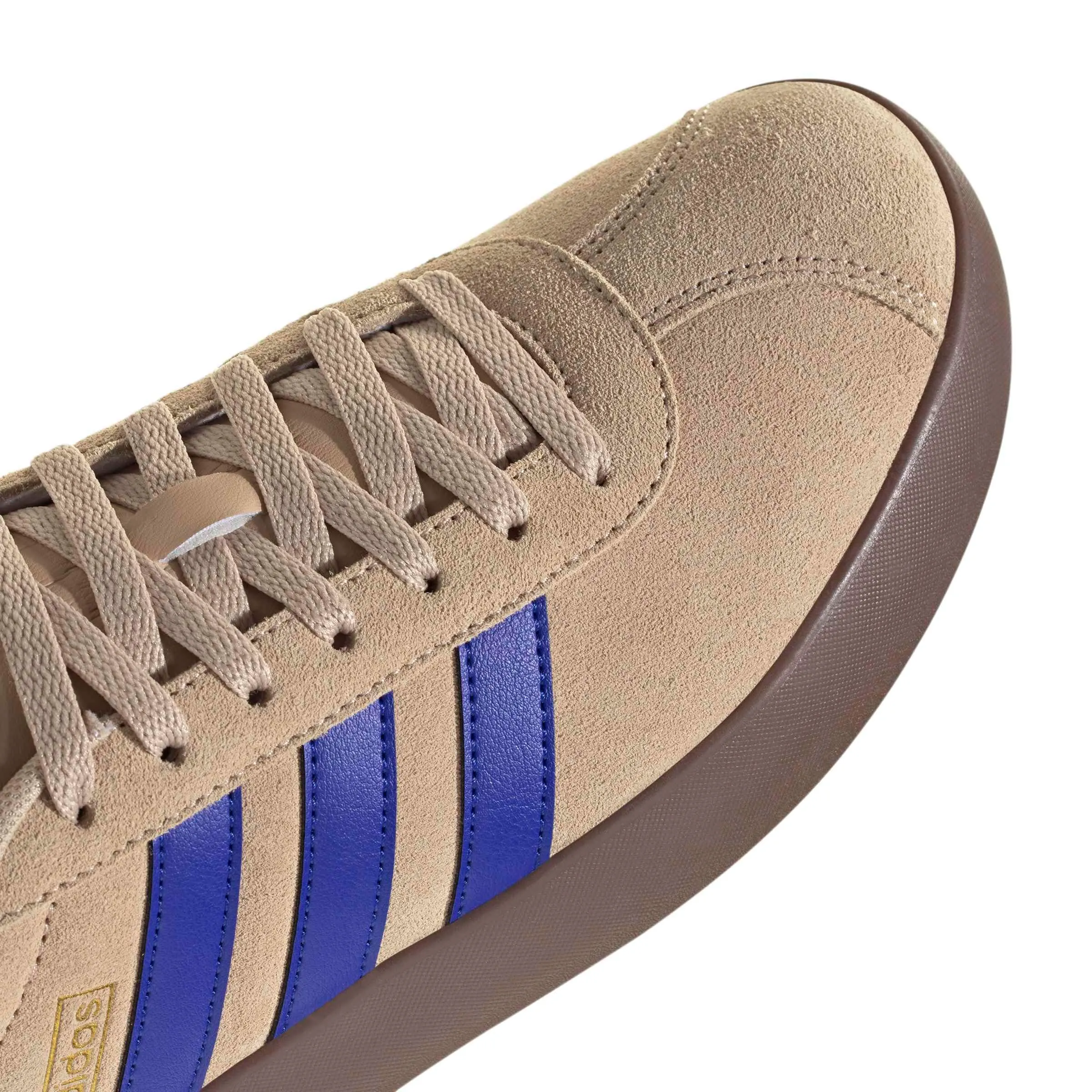 adidas VL Court 3.0 Shoes, Magic Beige/Lucid Blue/Gold Met., 44 2/3 EU - immagine 5