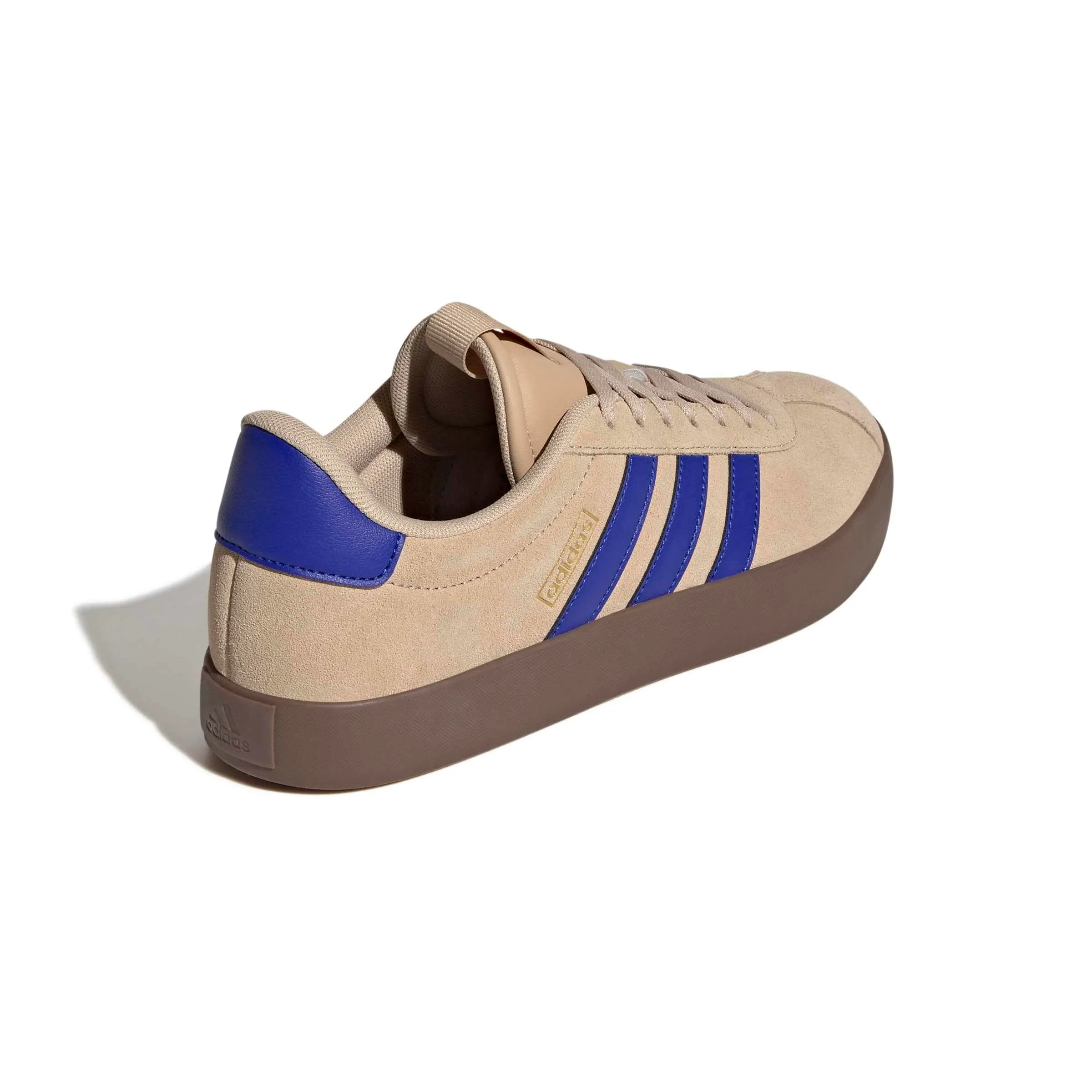 adidas VL Court 3.0 Shoes, Magic Beige/Lucid Blue/Gold Met., 44 2/3 EU - immagine 6