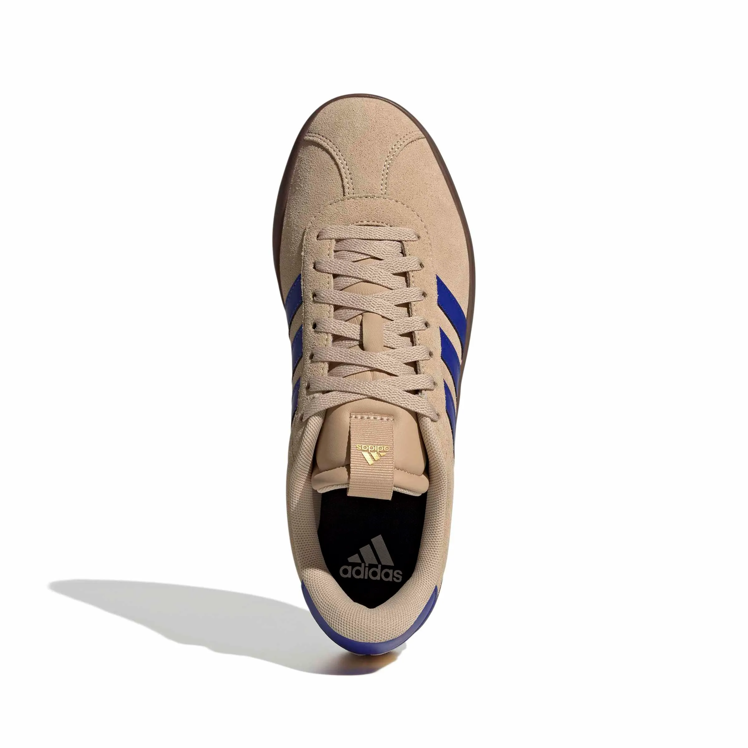 adidas VL Court 3.0 Shoes, Magic Beige/Lucid Blue/Gold Met., 44 2/3 EU - immagine 7