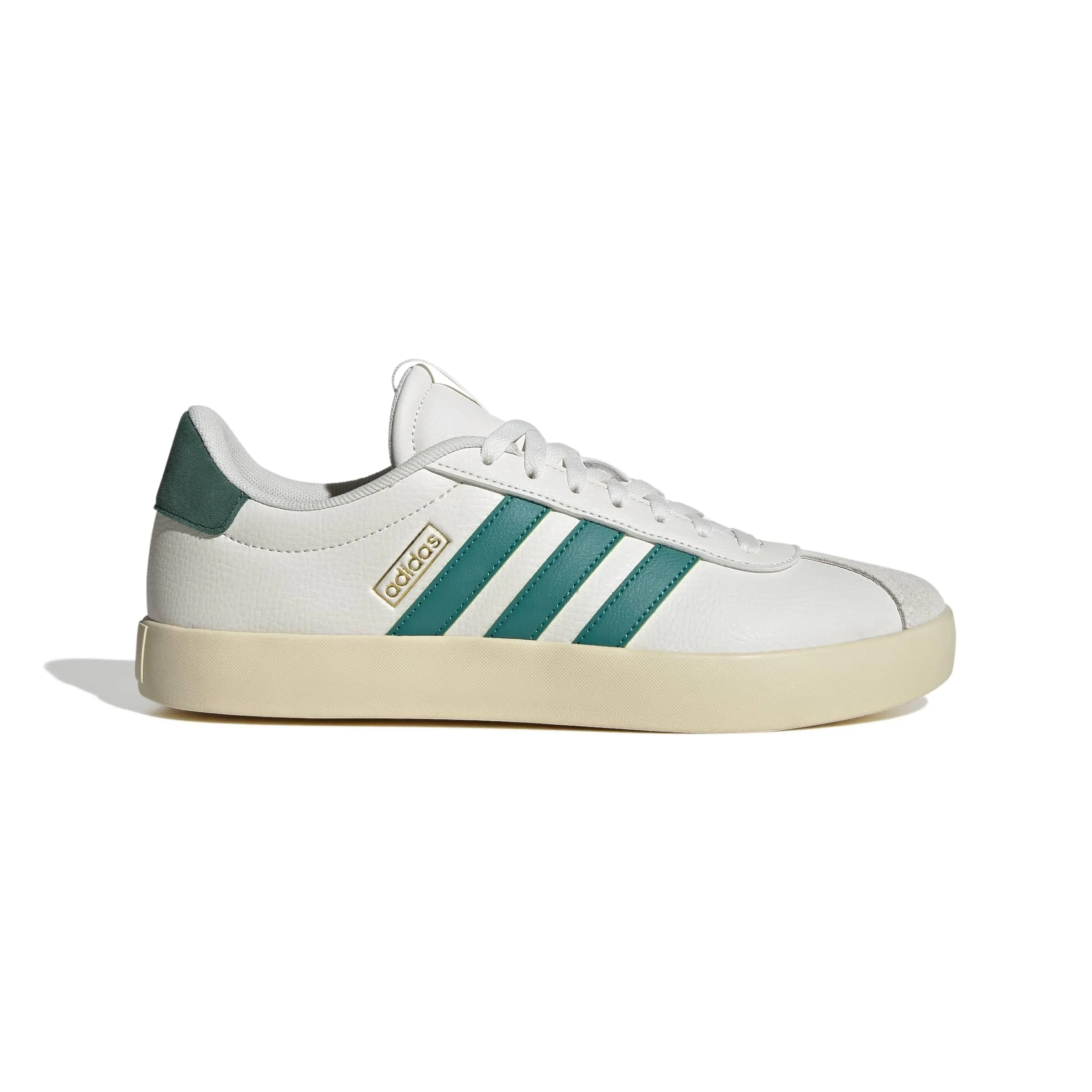 adidas VL Court 3.0 Shoes - Core White/Equipment Green/Gold Met. - 44 2/3 EU - immagine 2