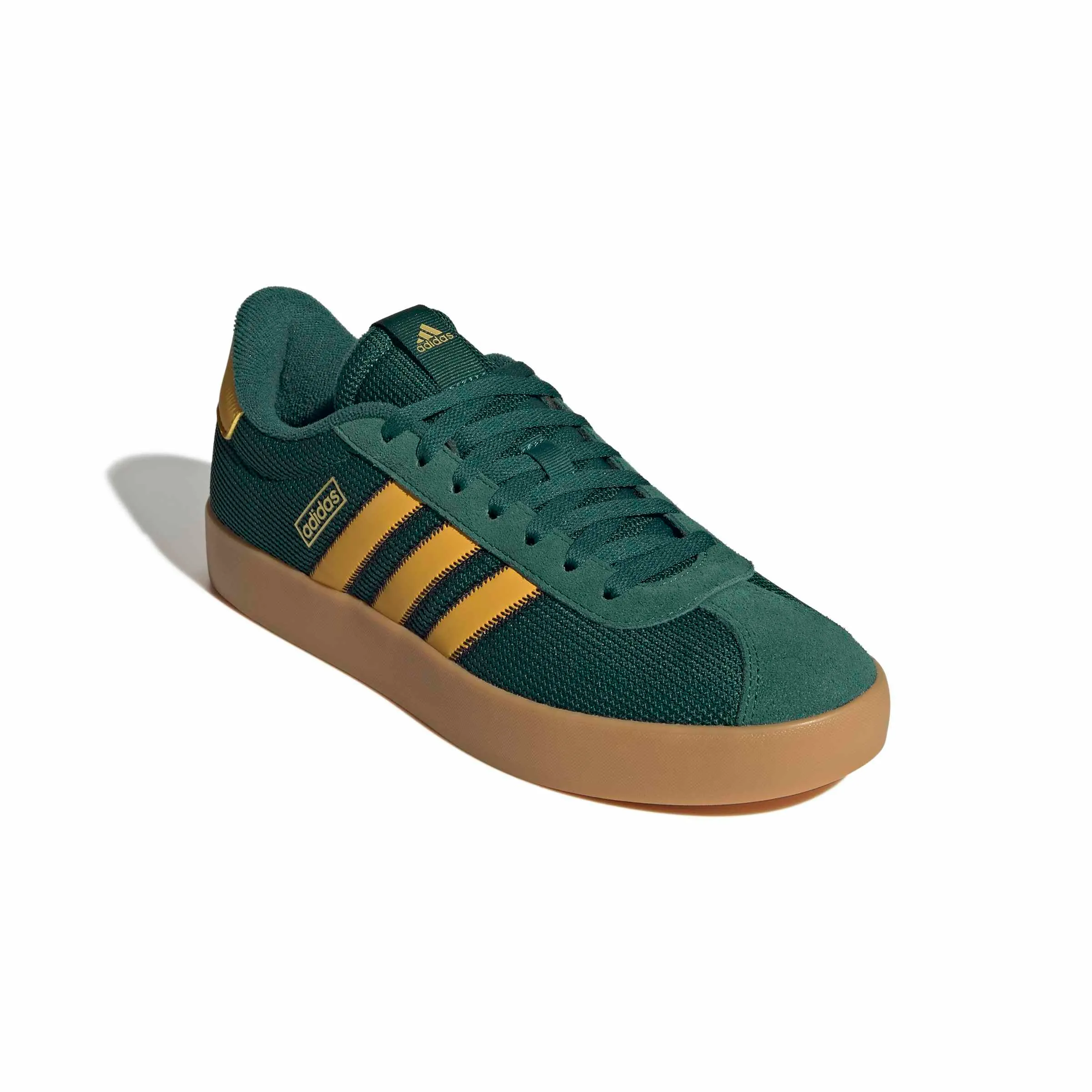 adidas VL Court 3.0 Shoes, Collegiate Green/Preloved Yellow/Gold Met, 46 EU - immagine 3