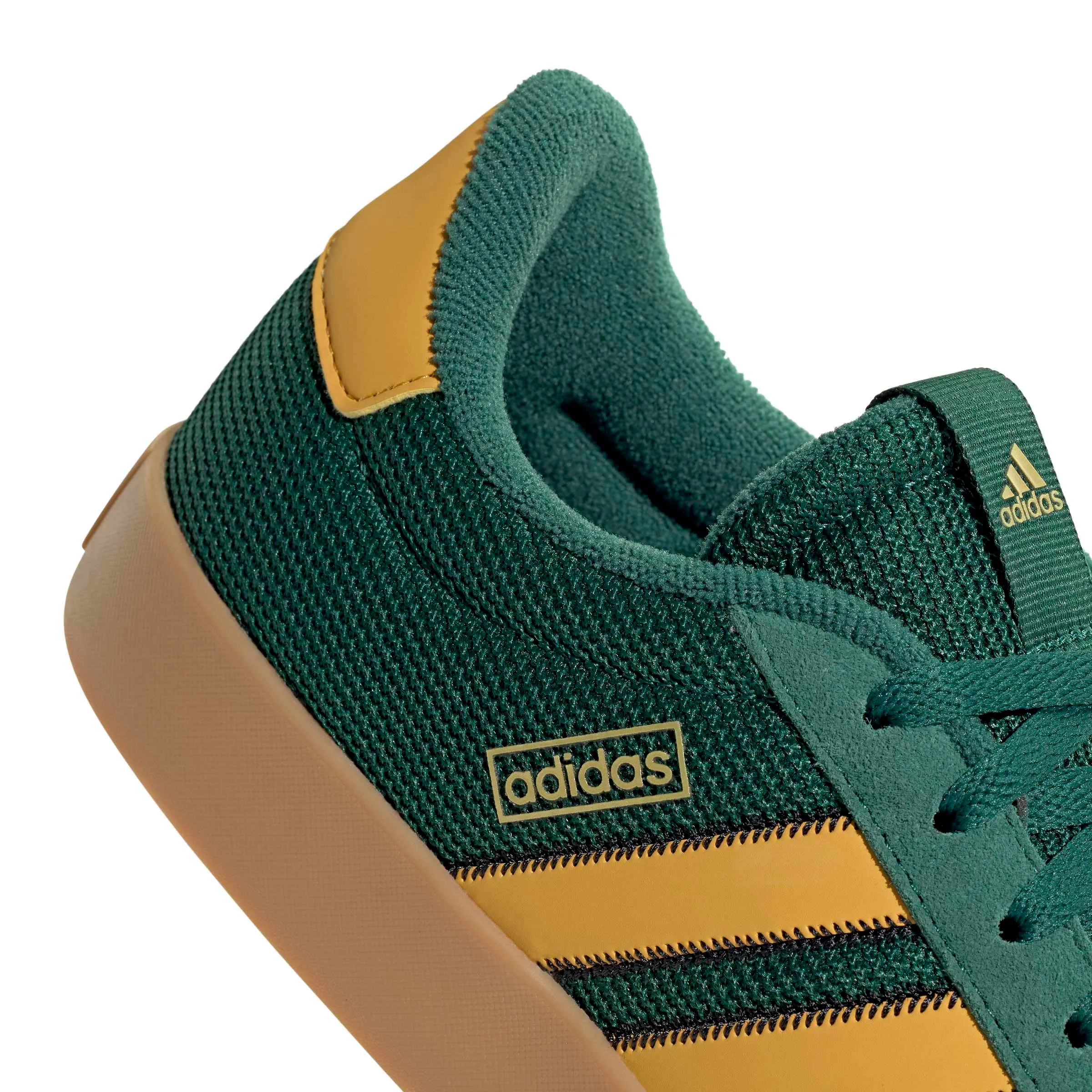 adidas VL Court 3.0 Shoes, Collegiate Green/Preloved Yellow/Gold Met, 46 EU - immagine 4