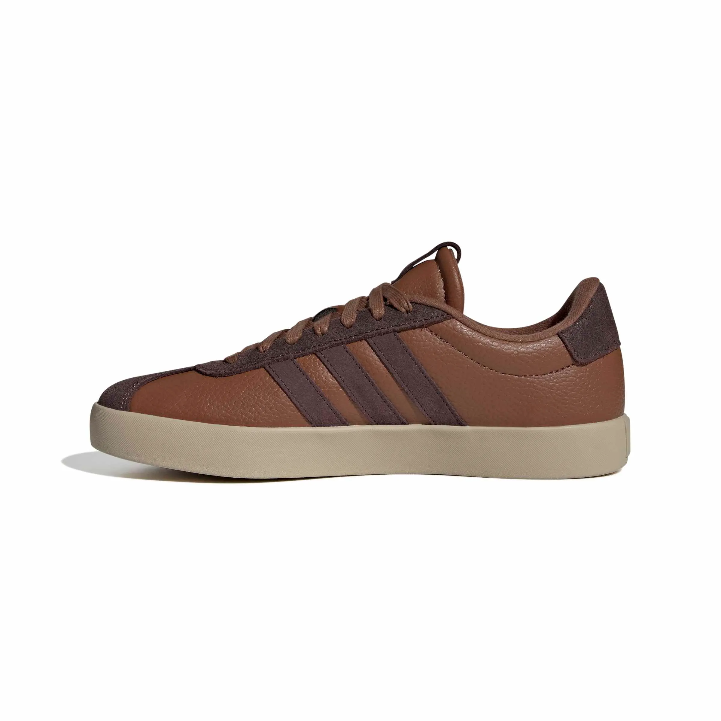 adidas VL Court 3.0 Shoes - Preloved Brown/Shadow Brown/Gold Met, 41 1/3 EU - immagine 1