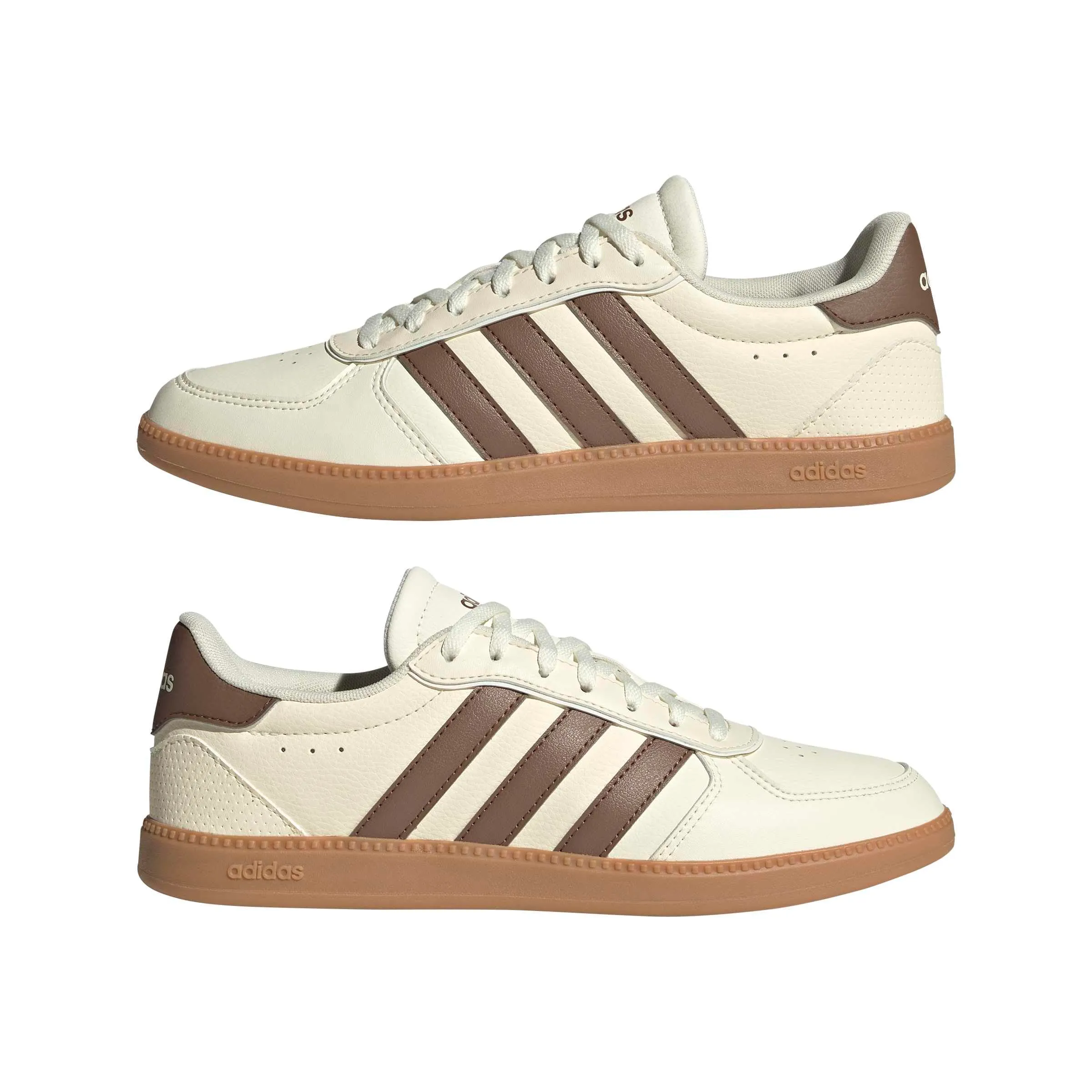 adidas Breaknet Sleek Shoes, Cream White/Preloved Brown/Gum10, 39 1/3 EU - immagine 6
