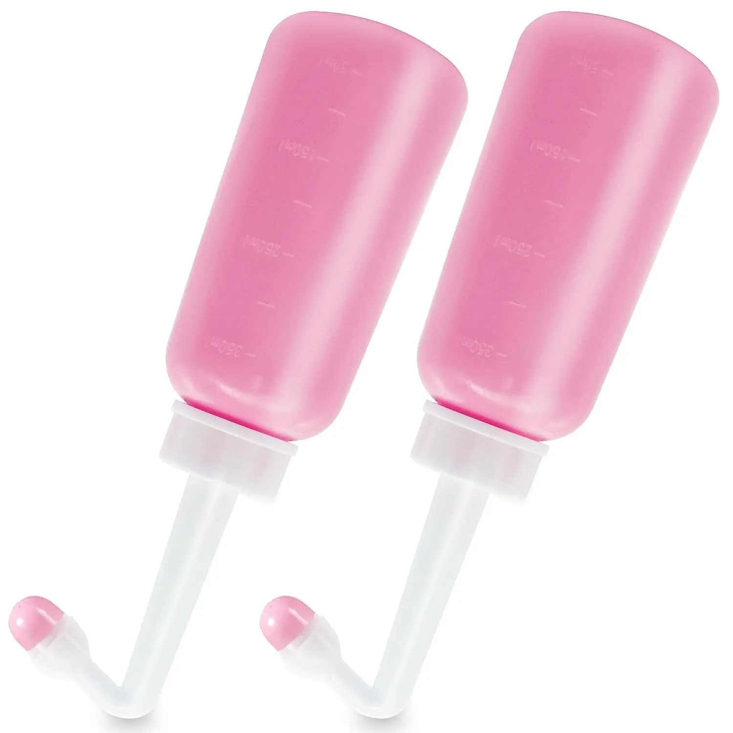 Showvigor Set di 2 Flaconi per Recupero Perineale, Bidet Portatile 350ml con Borsa da Viaggio, Pink Set - immagine 1