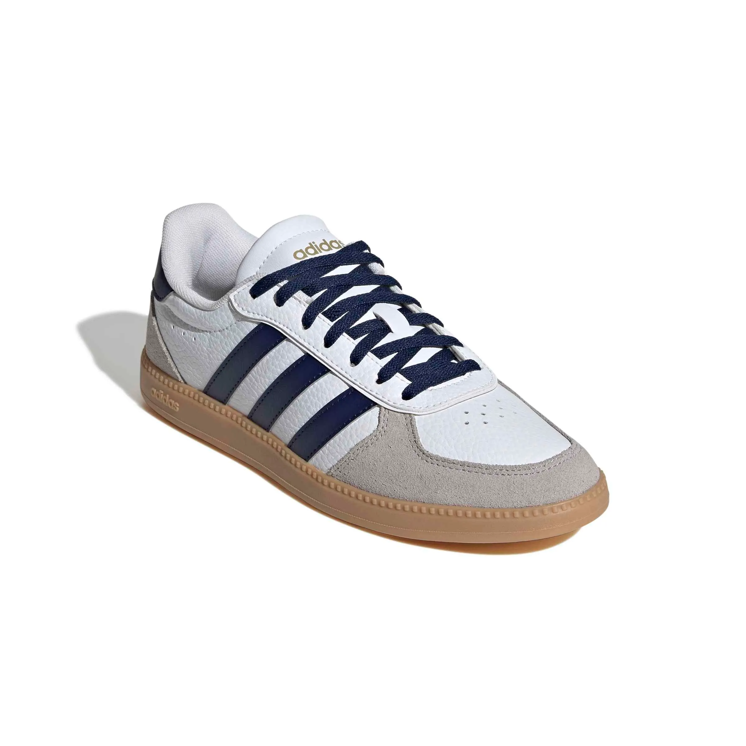 adidas Breaknet Sleek Shoes, Ftwr White/Dark Blue/Gum 3, 40 EU - immagine 3