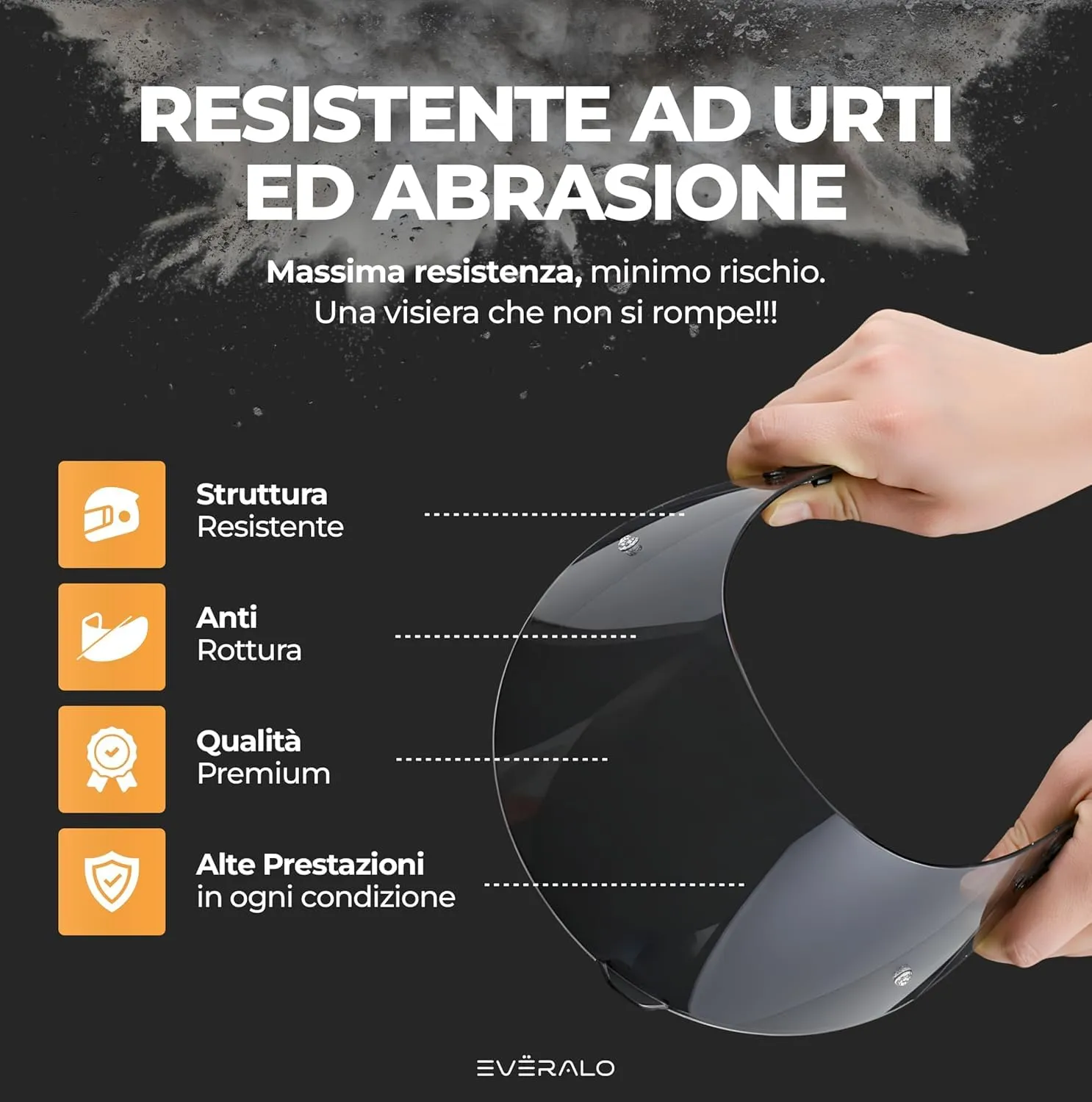 Everalo Visiera per Casco AGV K1 K1s K3sv K5 K5s GT2 - immagine 3