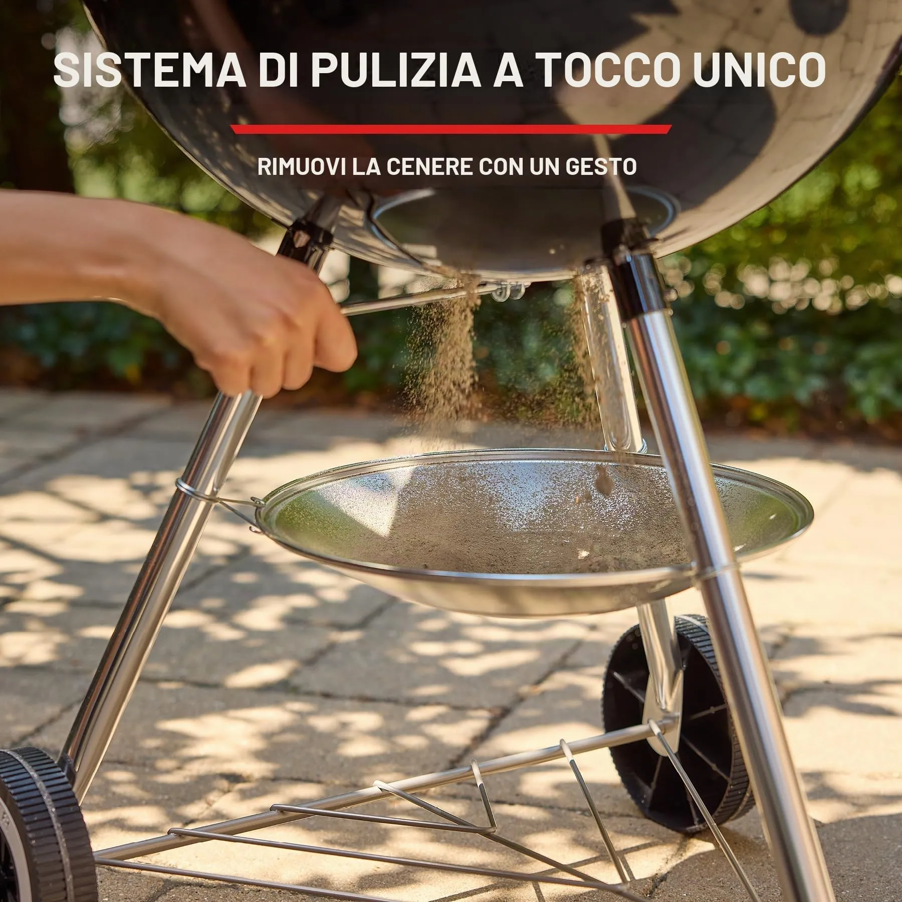 Weber Original Kettle Barbecue a Carbone 47 cm con Supporto e Ruote - immagine 9