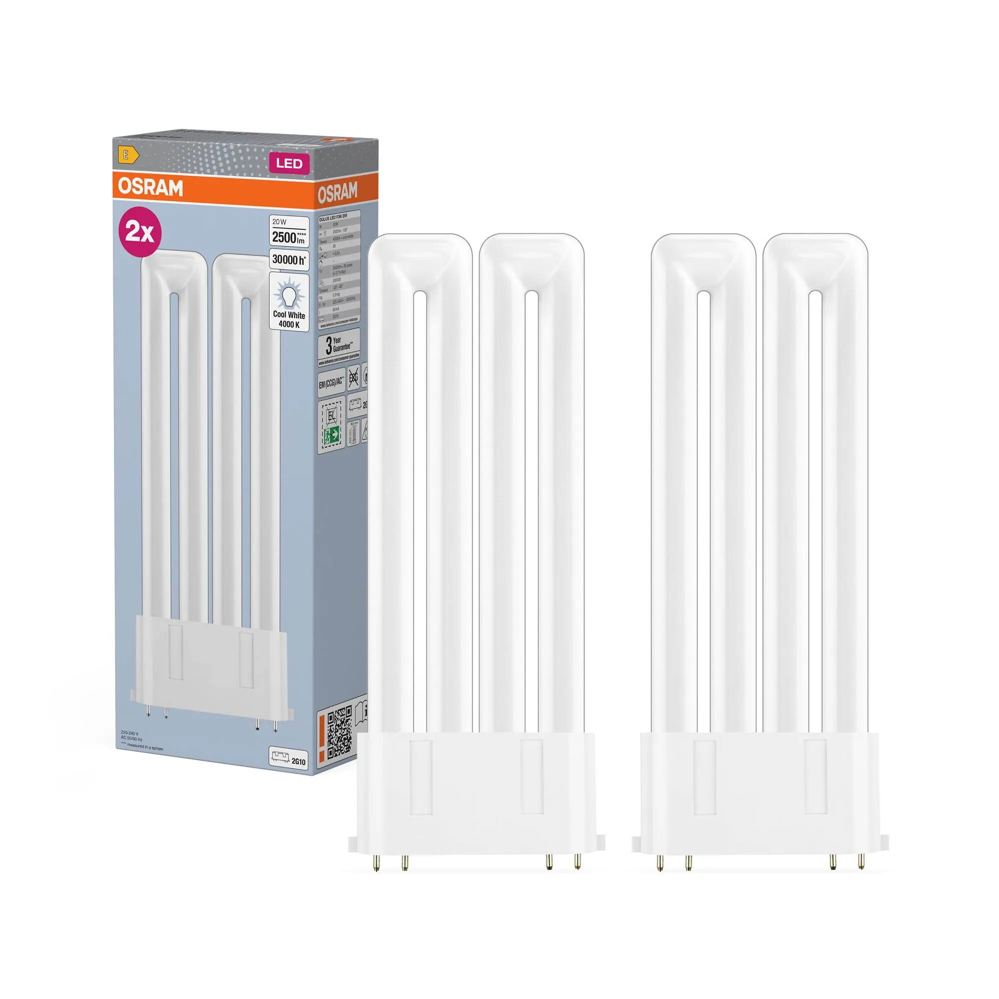 Osram Dulux F36 Compact LED Lamp 20W 2G10 4000K - immagine 1