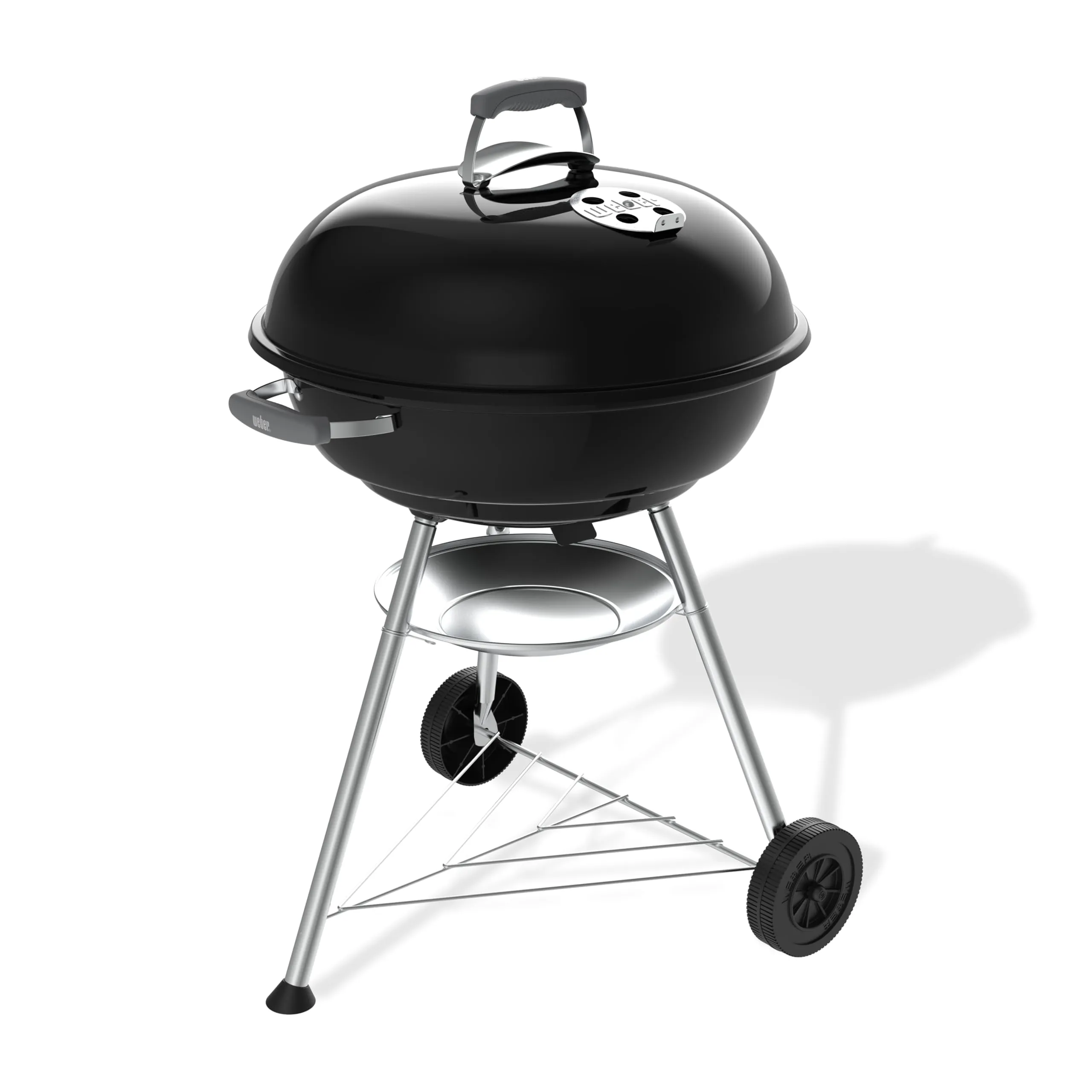 Weber Compact Kettle Barbecue a carbone 57 cm, Nero - immagine 1