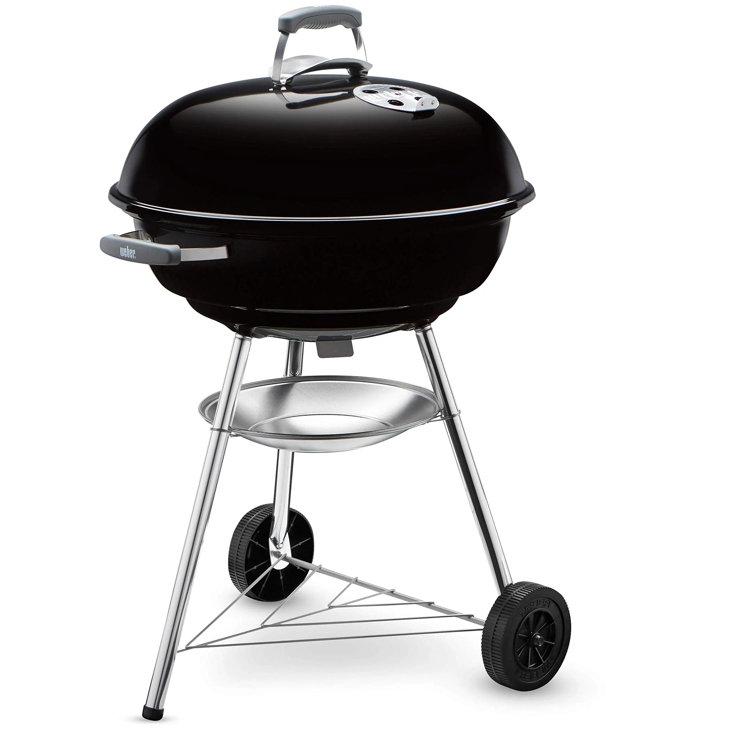 Weber Compact Kettle Barbecue a carbone 57 cm, Nero - immagine 4