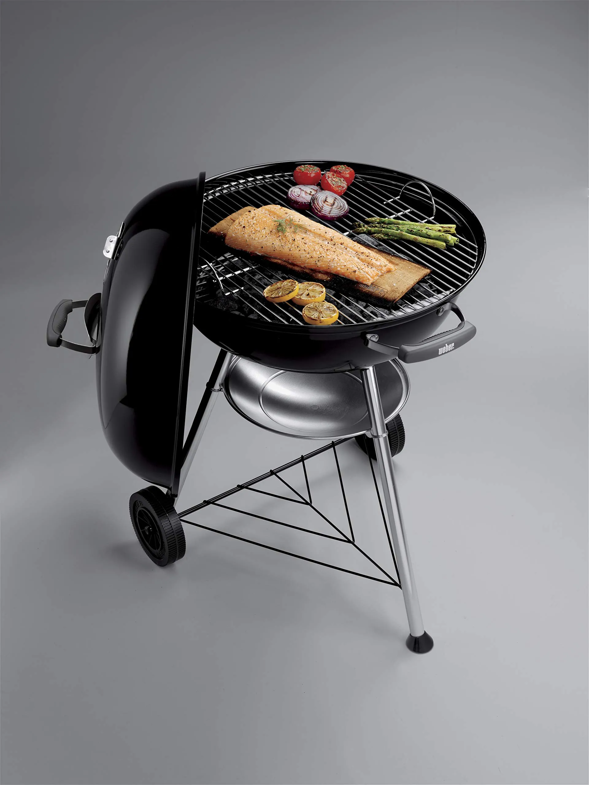 Weber Compact Kettle Barbecue a carbone 57 cm, Nero - immagine 10