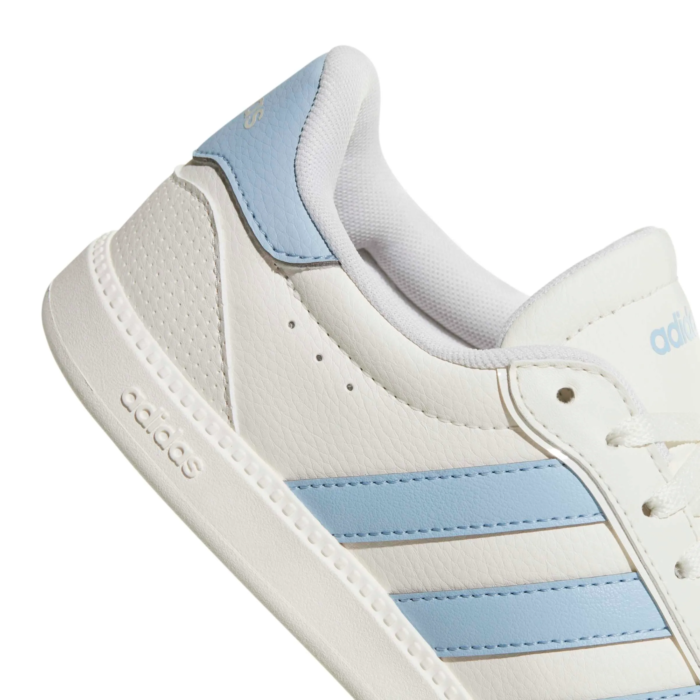 adidas Breaknet Sleek Shoes, Core White/Clear Sky/Core White, 39 1/3 EU - immagine 6