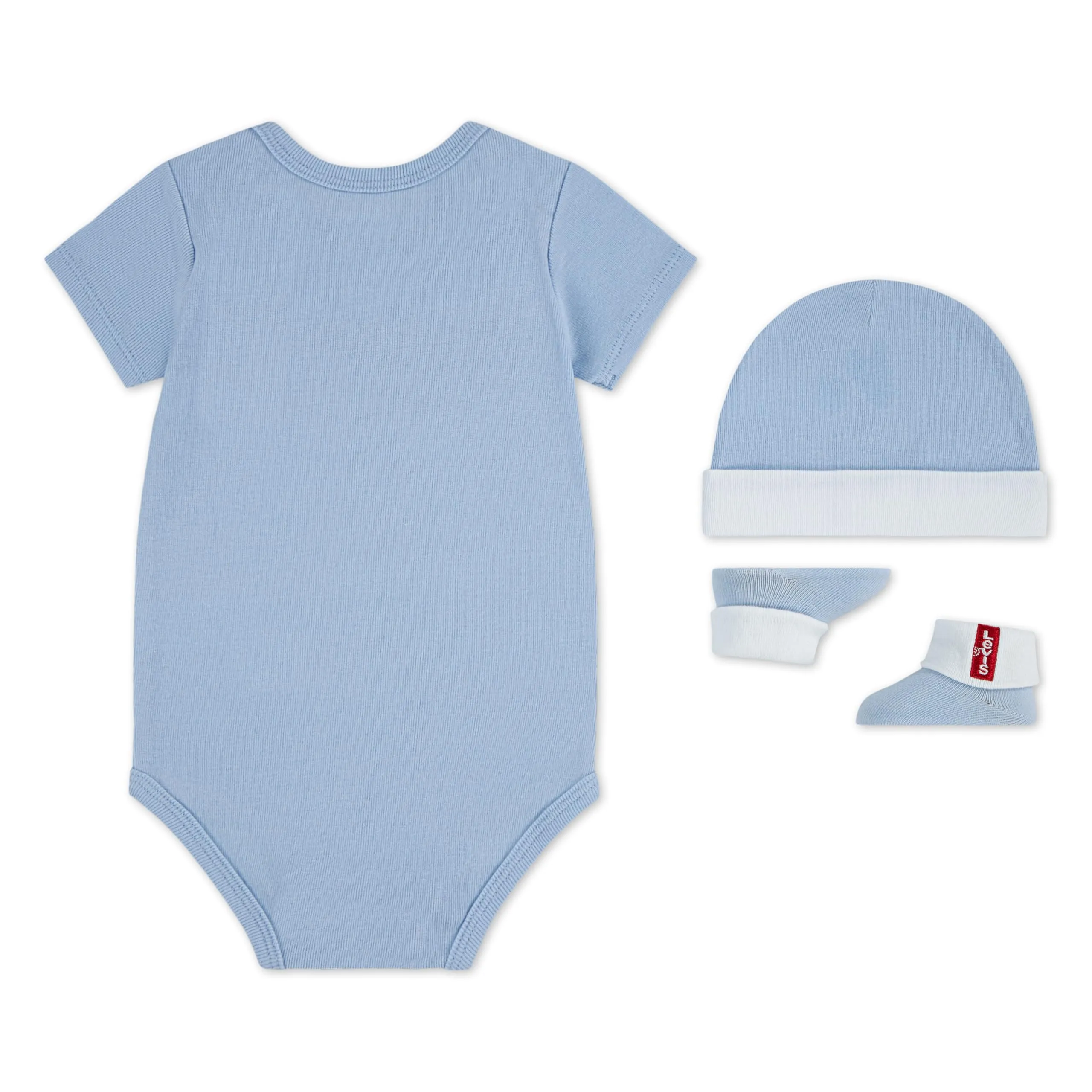 Levi's Kids Set 3 Pezzi Stivaletti e Berretto Classico Batwing per Neonati e Bambini - immagine 2