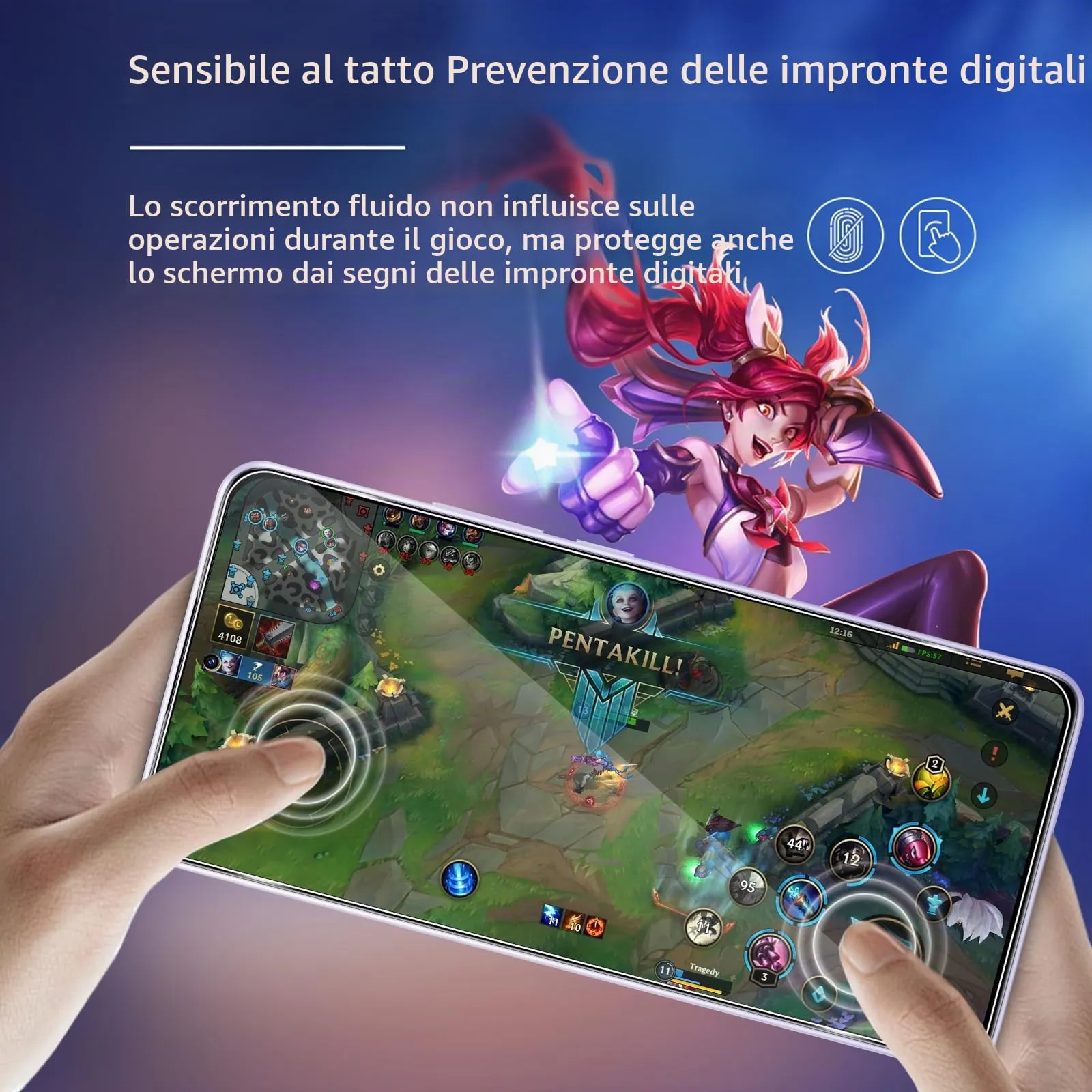 ELYCO Vetro Temperato per Xiaomi Redmi Note 14 5G, 3+2 Pezzi - immagine 4