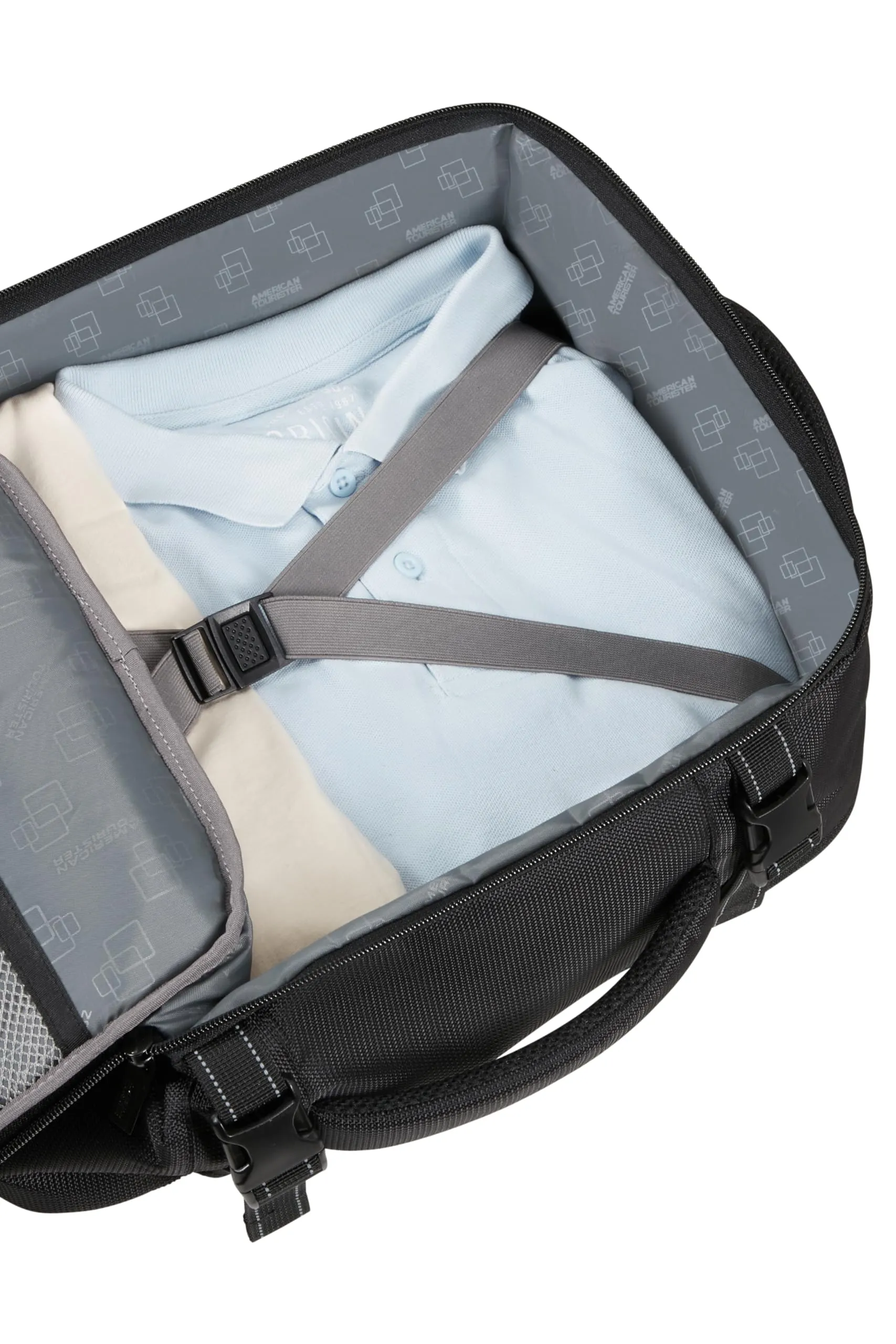 American Tourister Take2Cabin Pro Zaino Bagaglio a Mano Underseat 40 x 30 x 20 cm - Nero (Flash Black) - immagine 7