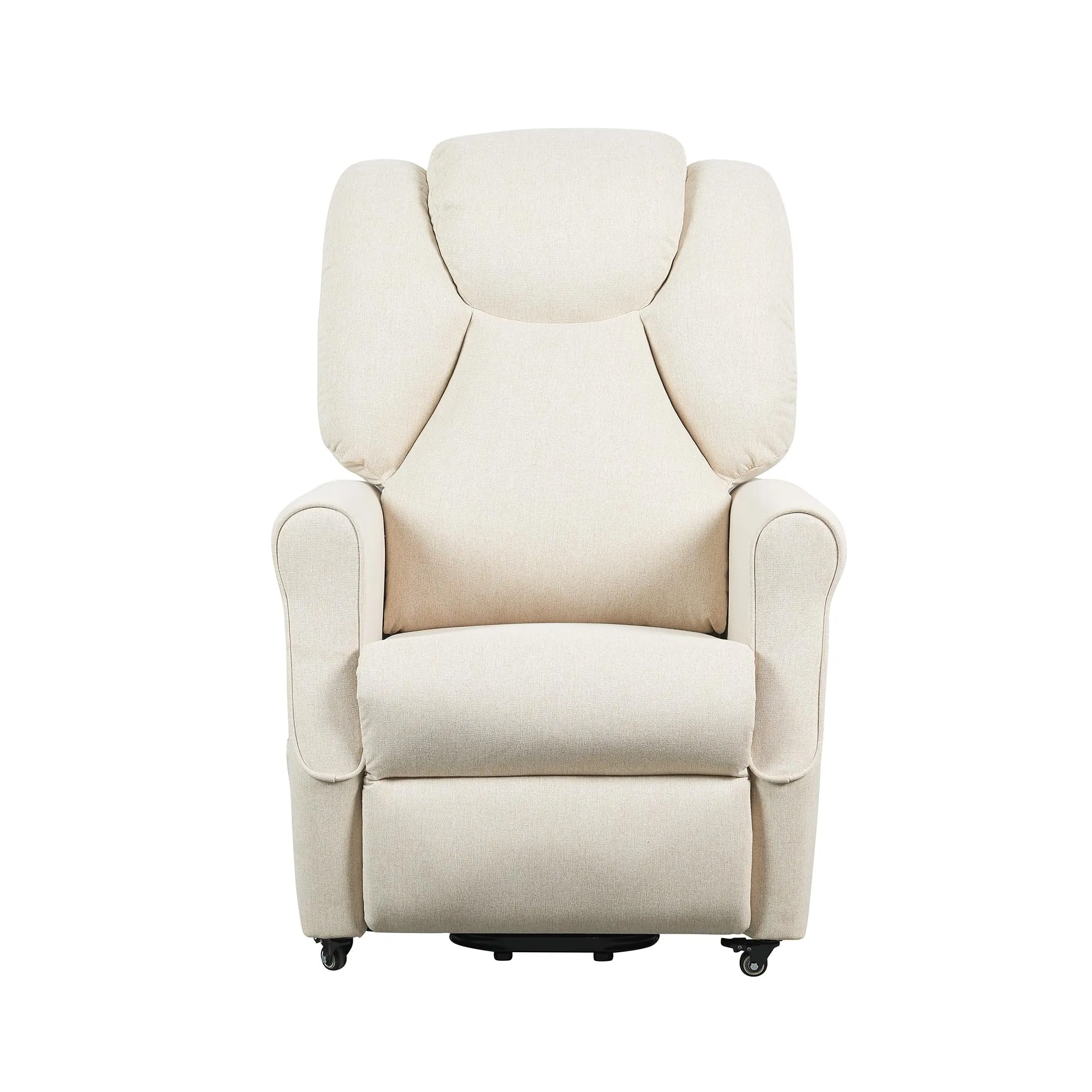 Poltrone Italia Poltrona Relax Elettrica Elevabile con Vibromassaggio e Riscaldamento, Beige - immagine 6