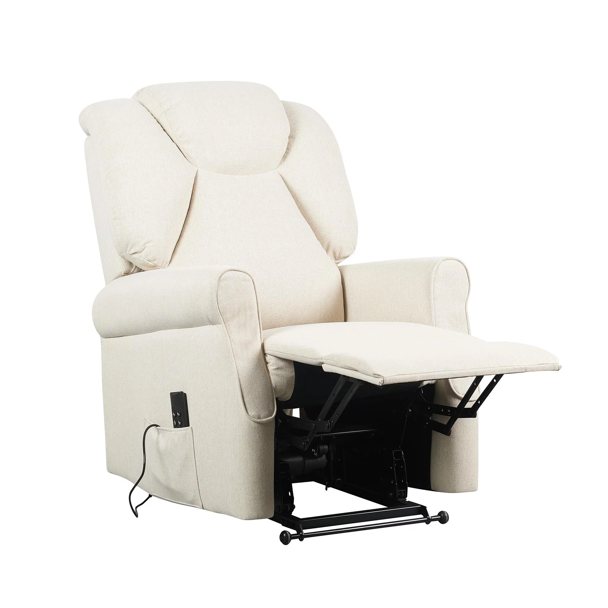 Poltrone Italia Angela2 Poltrona Relax Alzapersona Zero Gravity 2 Motori Beige - immagine 3