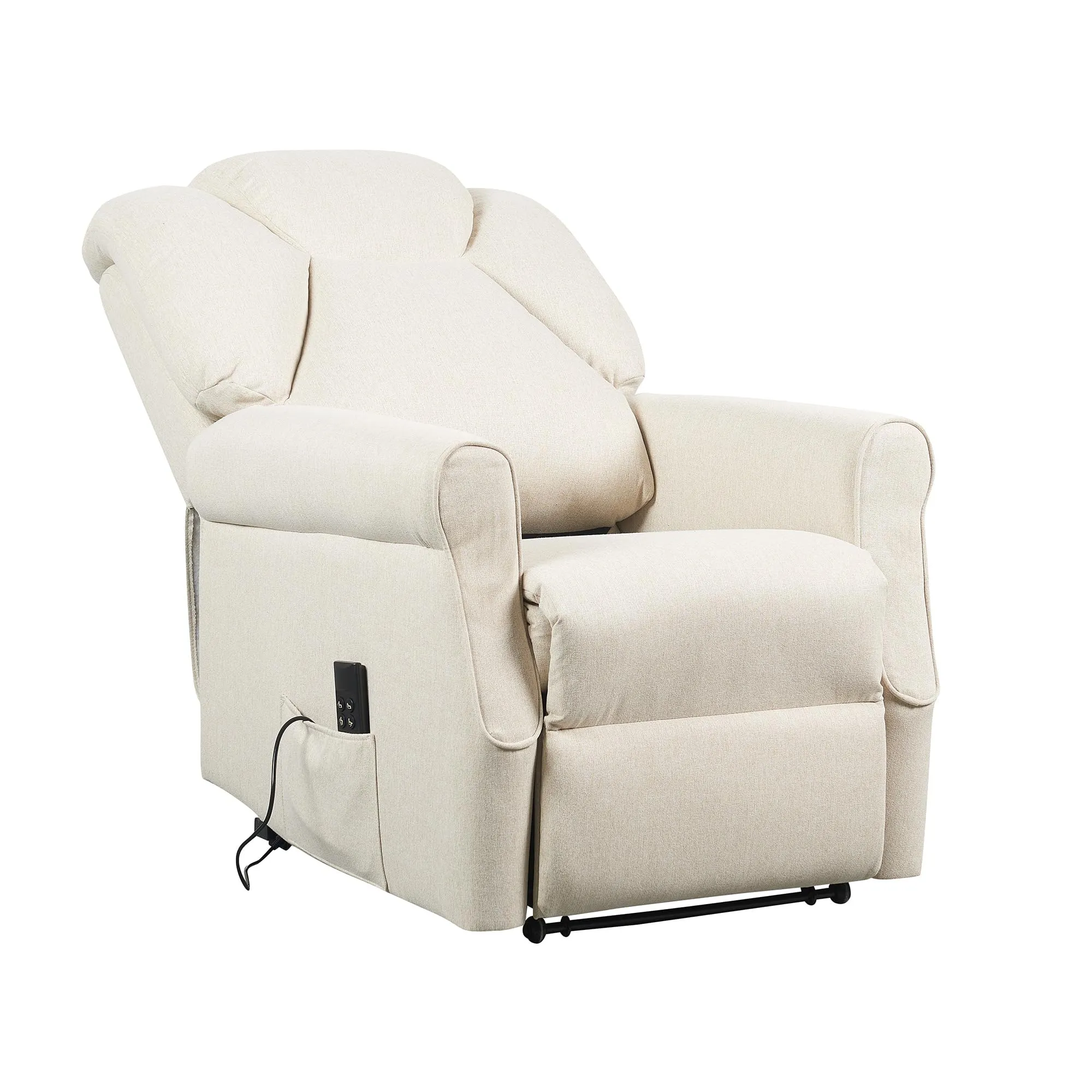 Poltrone Italia Angela2 Poltrona Relax Alzapersona Zero Gravity 2 Motori Beige - immagine 5