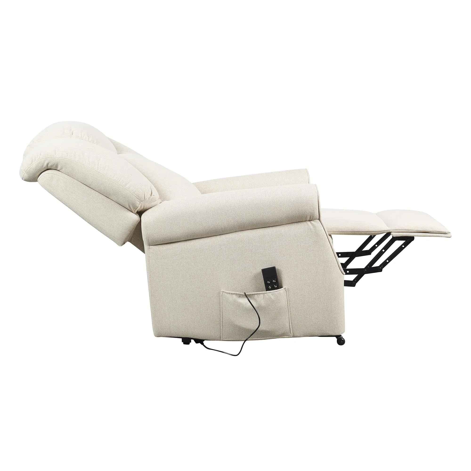 Poltrone Italia Angela2 Poltrona Relax Alzapersona Zero Gravity 2 Motori Beige - immagine 6